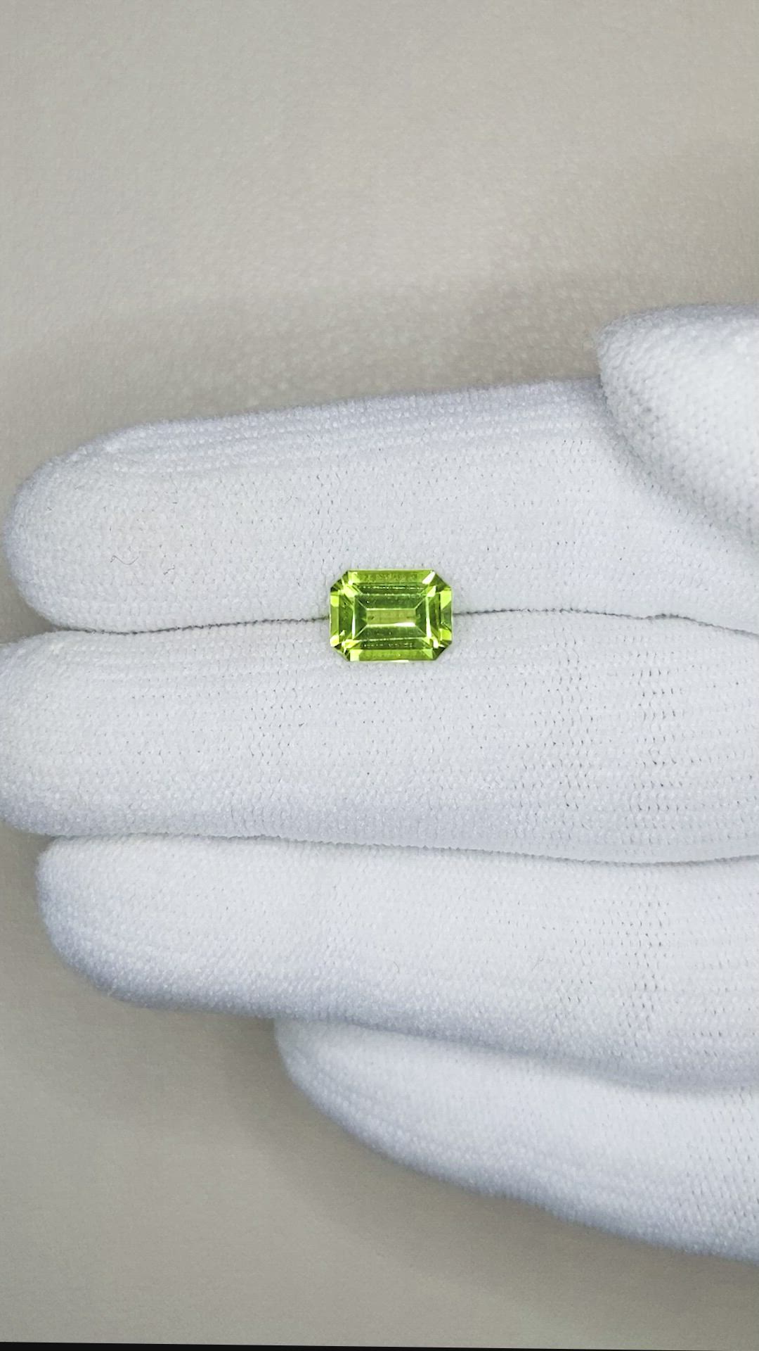 1.48 Ct. Peridot from Brazil Size Video
