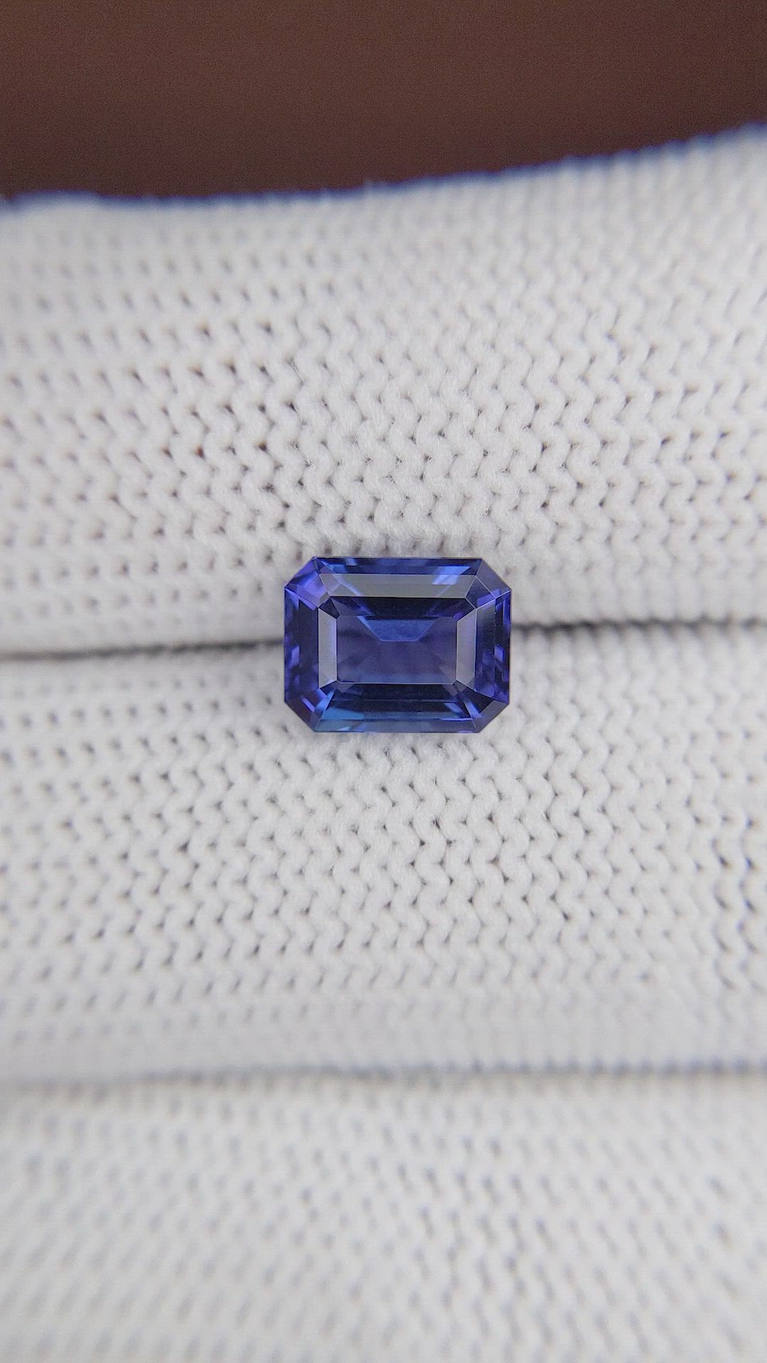 2.55 Ct. Tanzanite from Tanzania Size Video