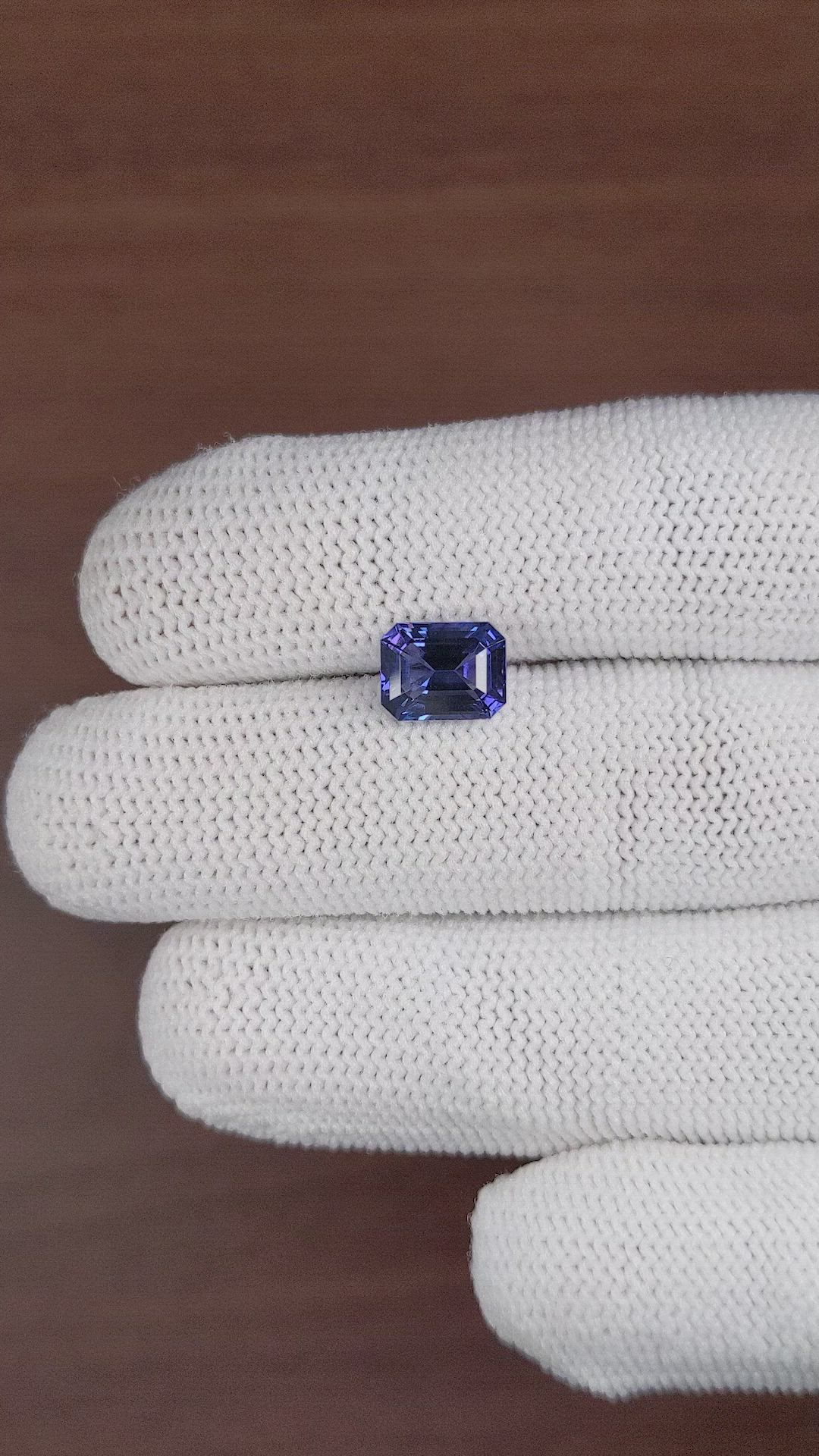 2.55 Ct. Tanzanite from Tanzania Size Video