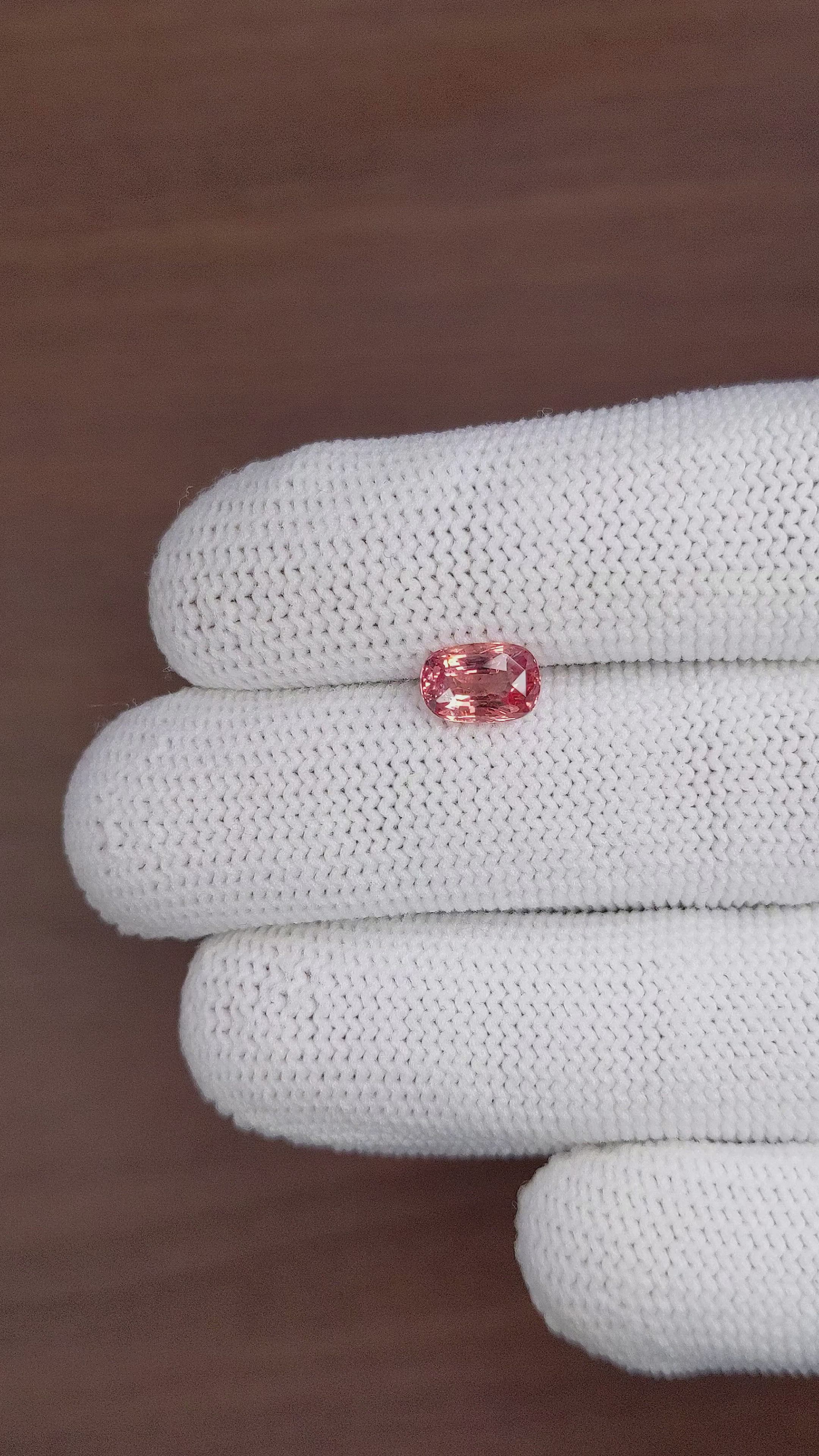 1.59 Ct. Spinel from Burma (Myanmar) Size Video