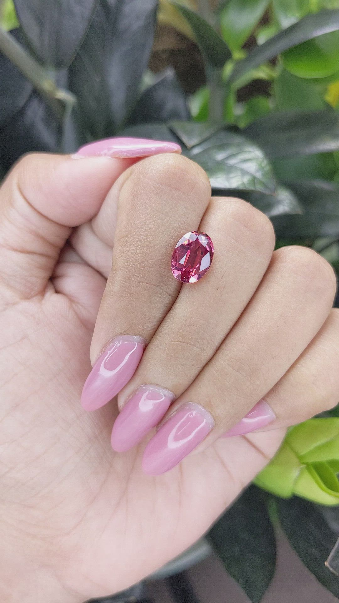 3.69 Ct. Garnet from Tanzania Size Video