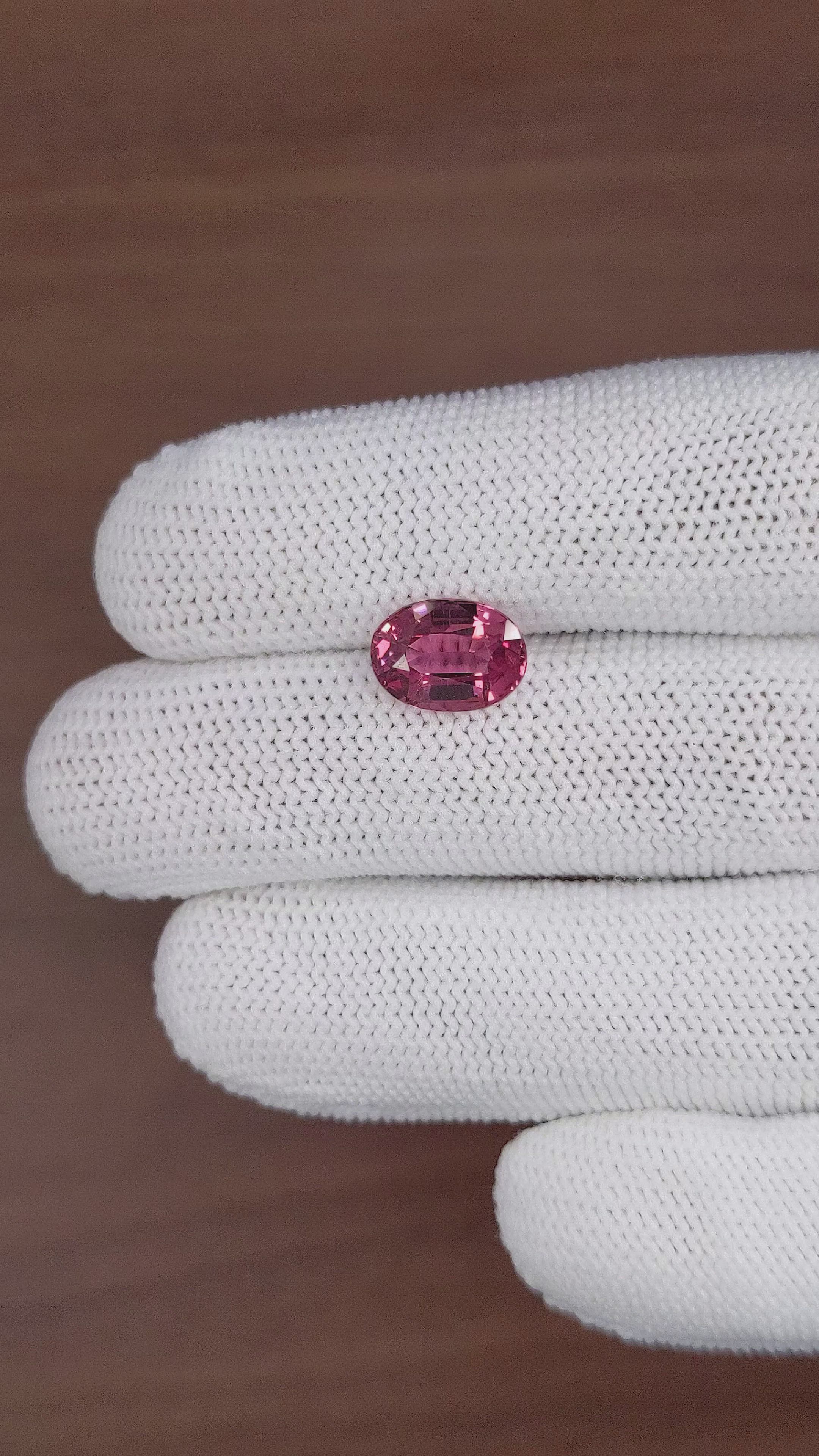 3.69 Ct. Garnet from Tanzania Size Video