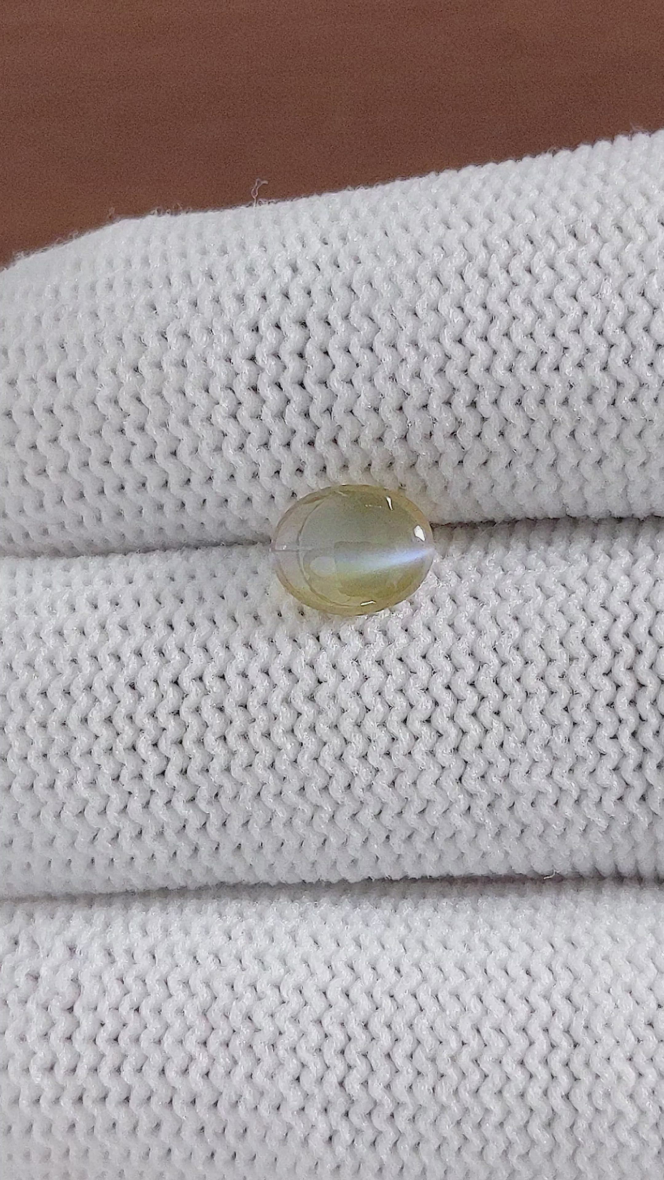 2.16 Ct. Cabochon Chrysoberyl from Madagascar Size Video