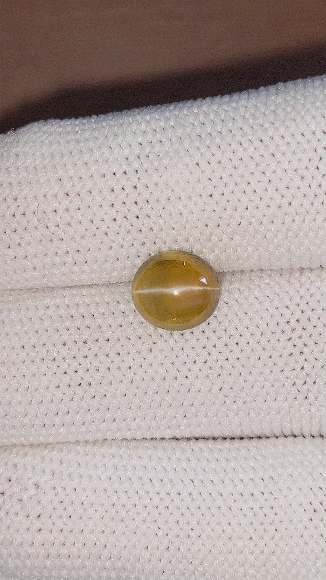 3.02 Ct. Cabochon Chrysoberyl from Tanzania Size Video