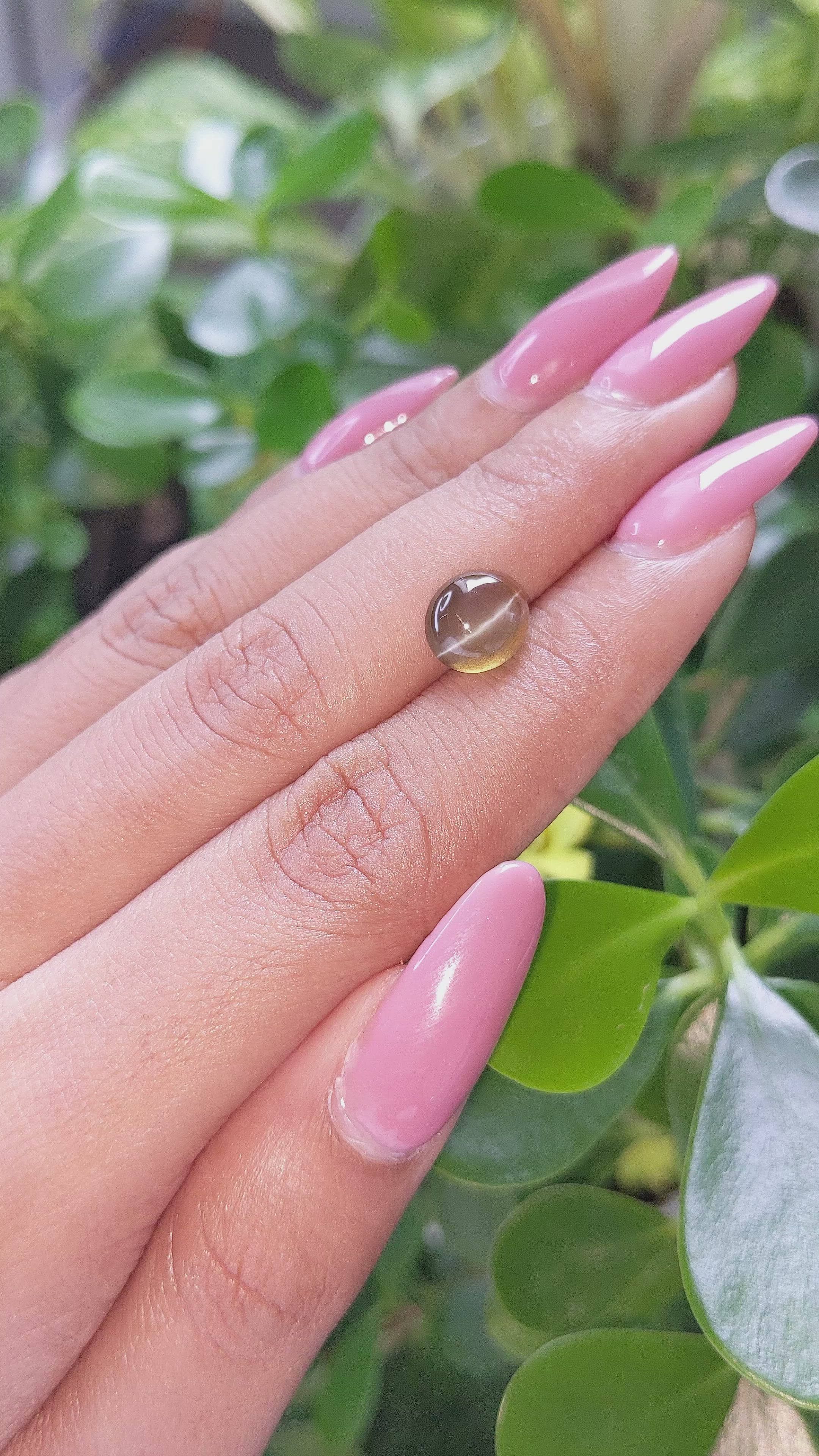 3.02 Ct. Cabochon Chrysoberyl from Tanzania Size Video