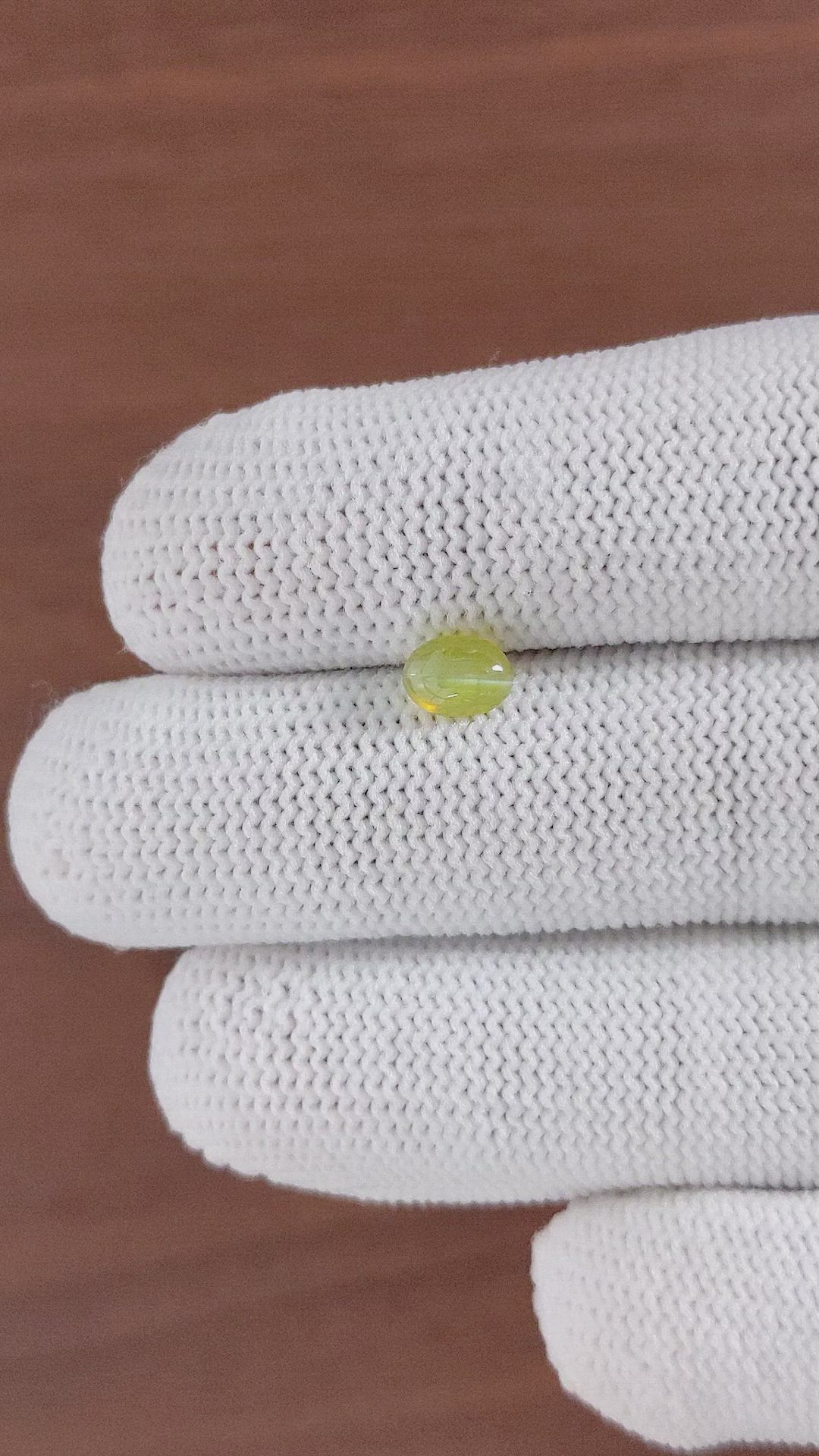 1.22 Ct. Cabochon Chrysoberyl from Ceylon (Sri Lanka) Size Video