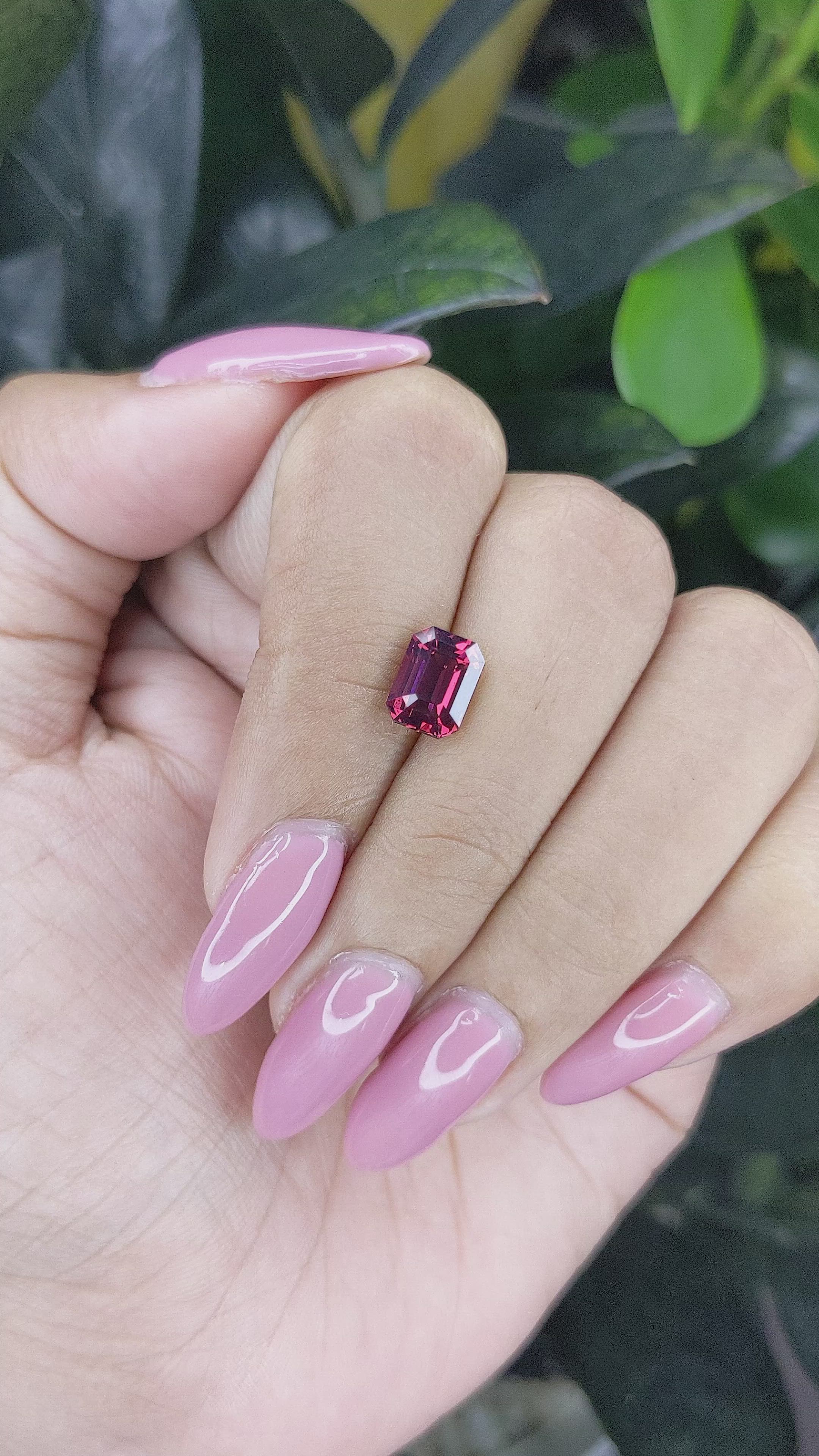 2.29 Ct. Garnet from Tanzania Size Video