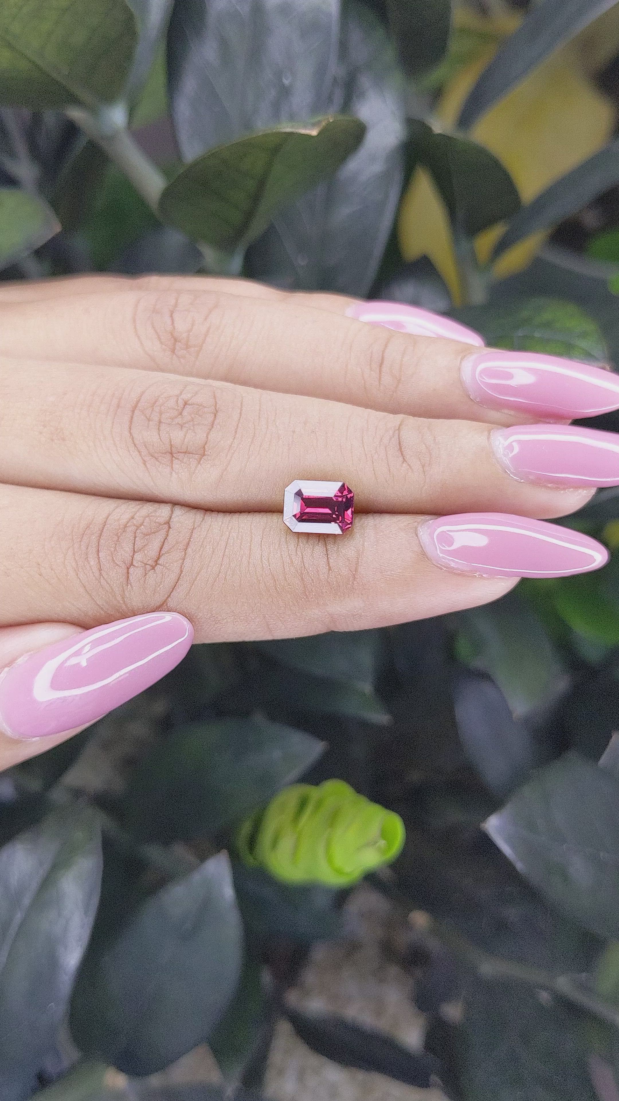 2.29 Ct. Garnet from Tanzania Size Video