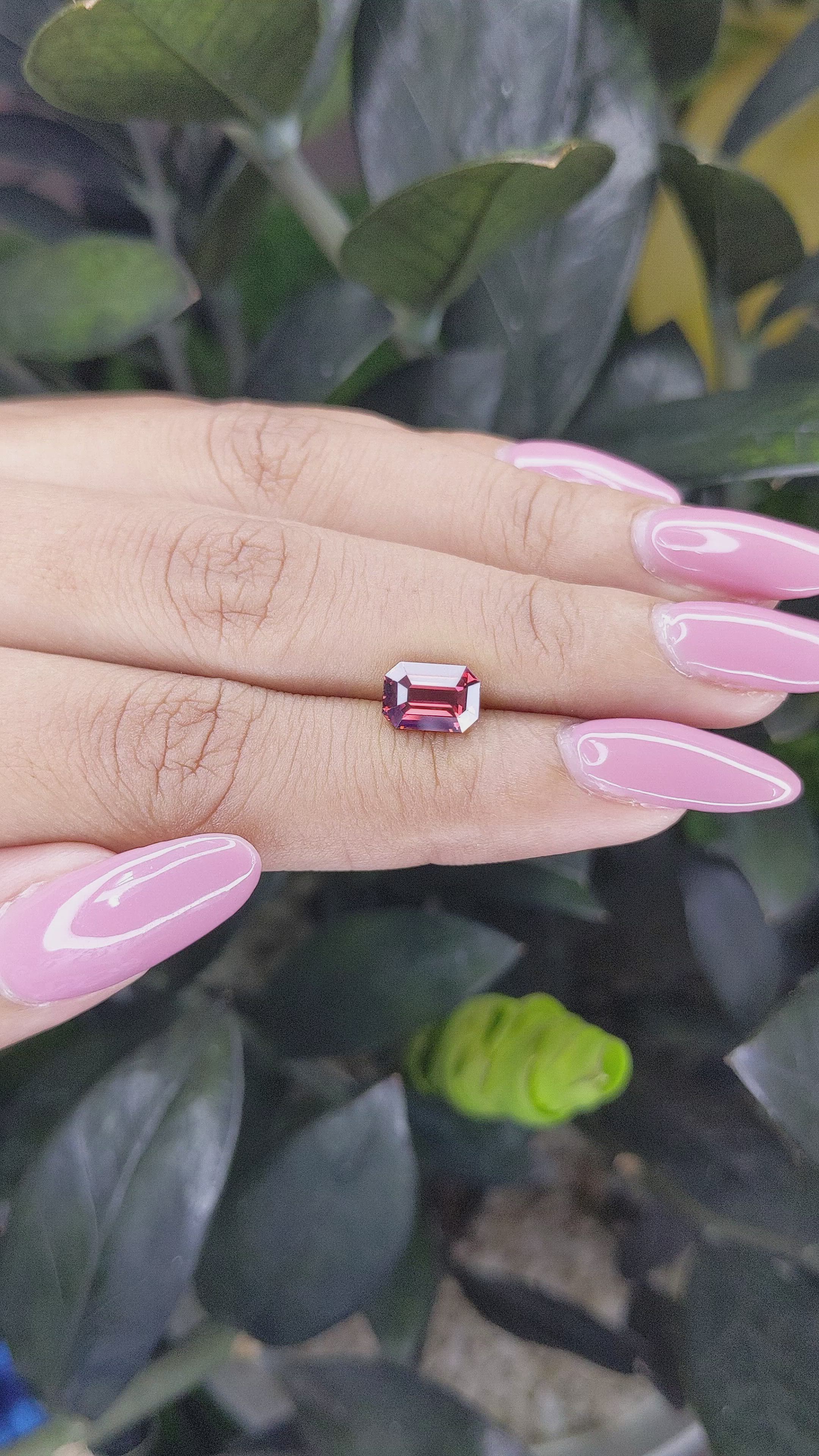 2.02 Ct. Garnet from Tanzania Size Video