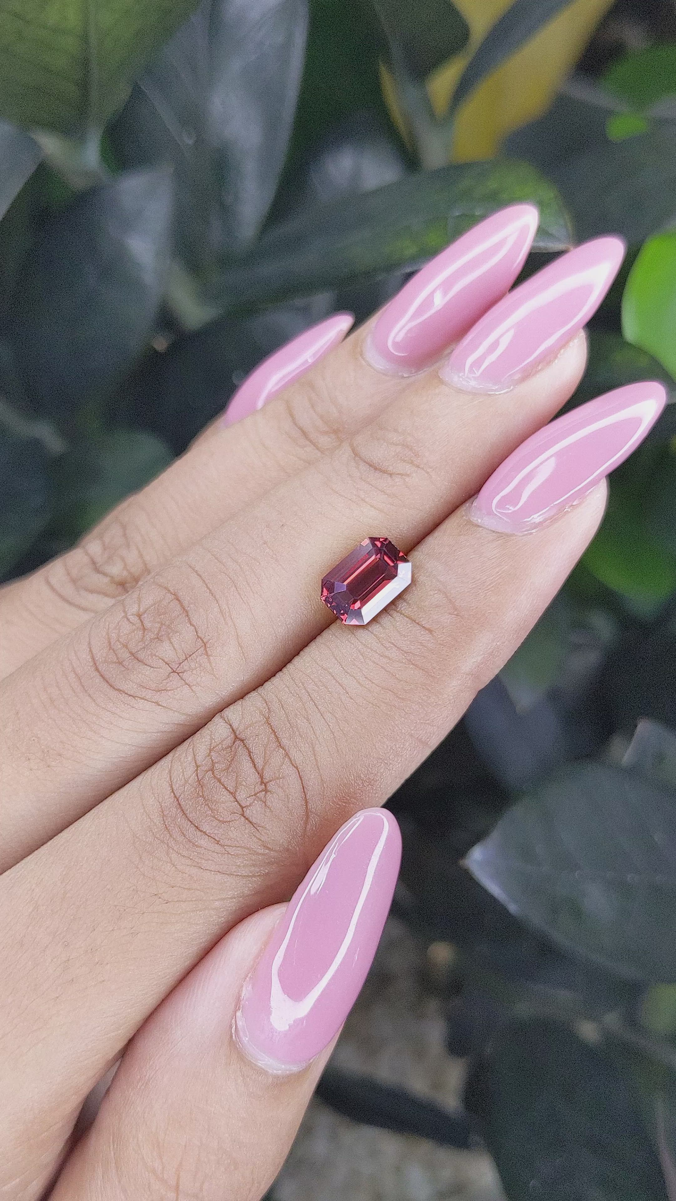 2.02 Ct. Garnet from Tanzania Size Video