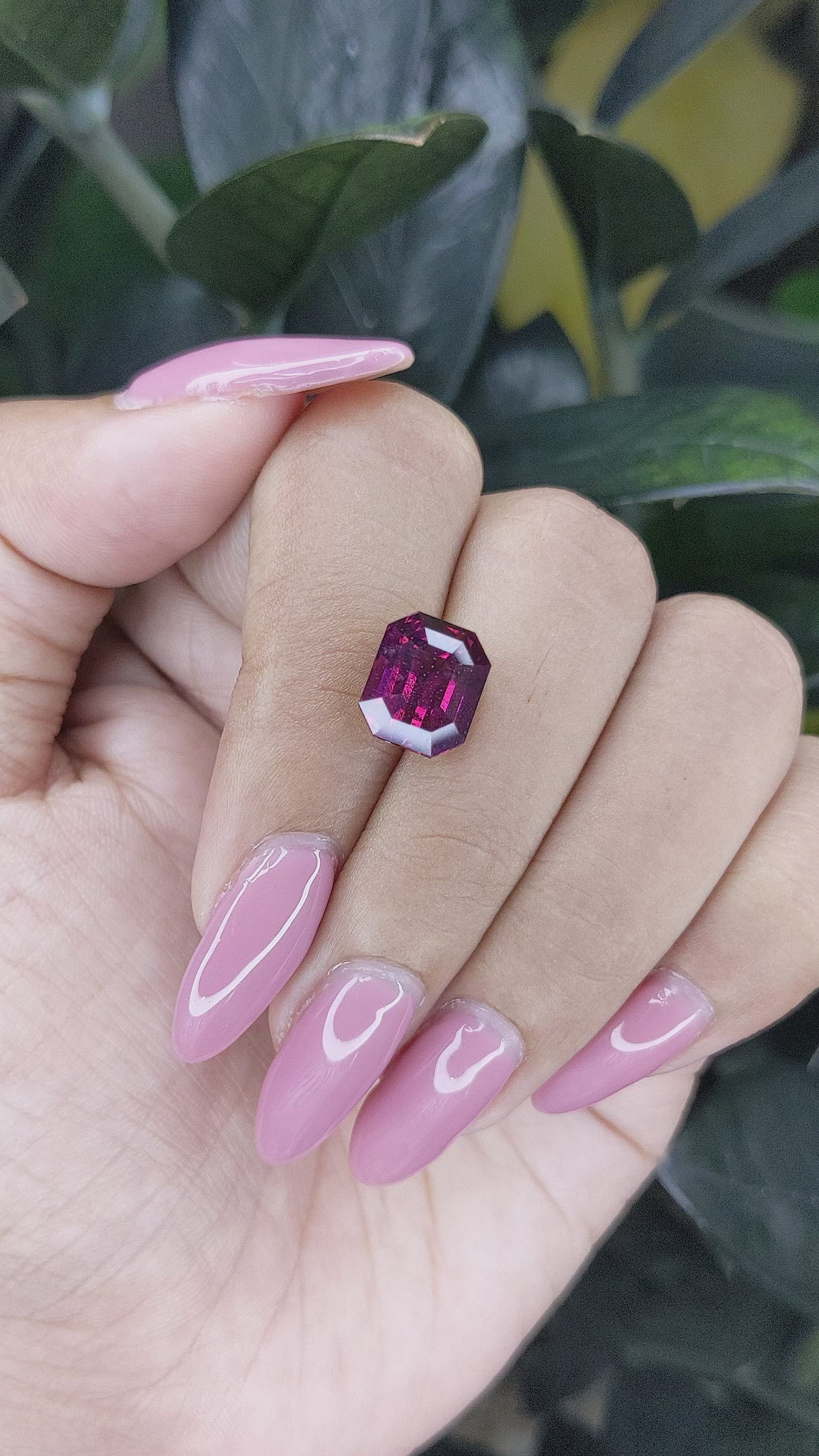 5.85 Ct. Garnet from Tanzania Size Video