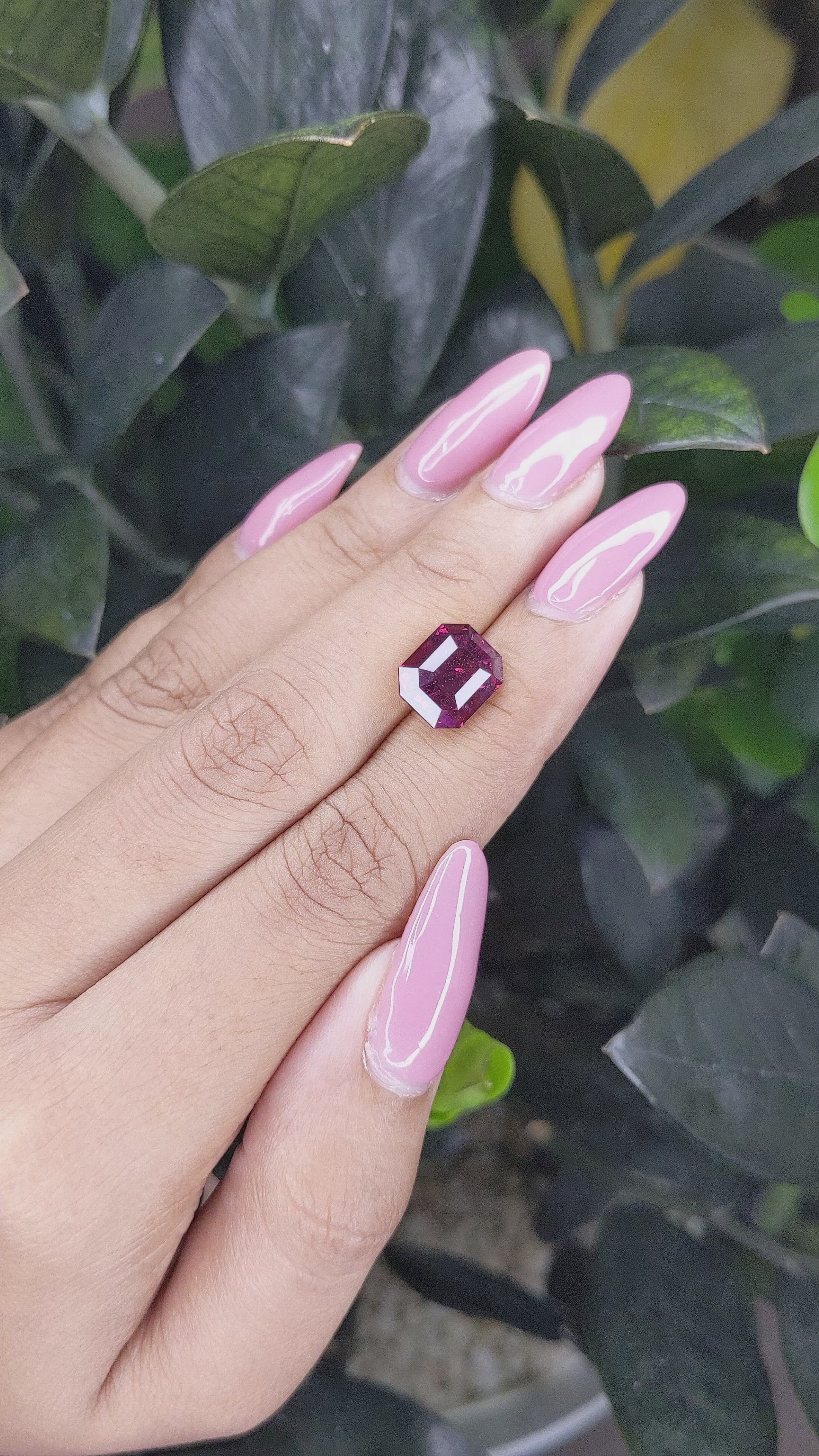 5.85 Ct. Garnet from Tanzania Size Video