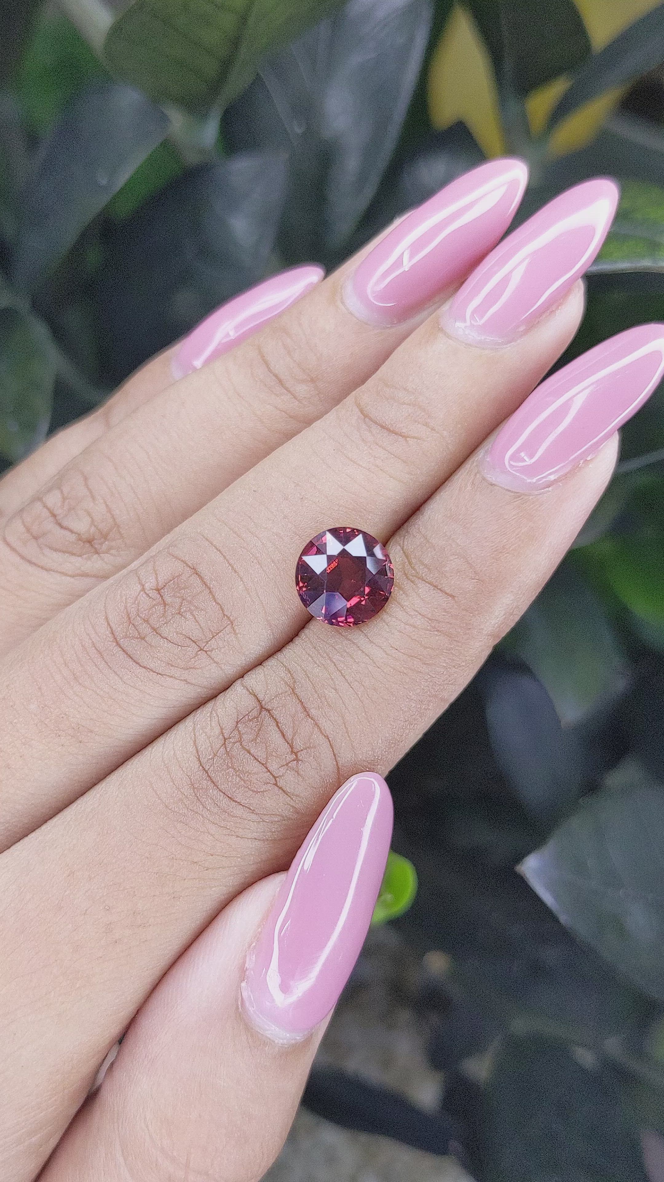 3.85 Ct. Garnet from Tanzania Size Video