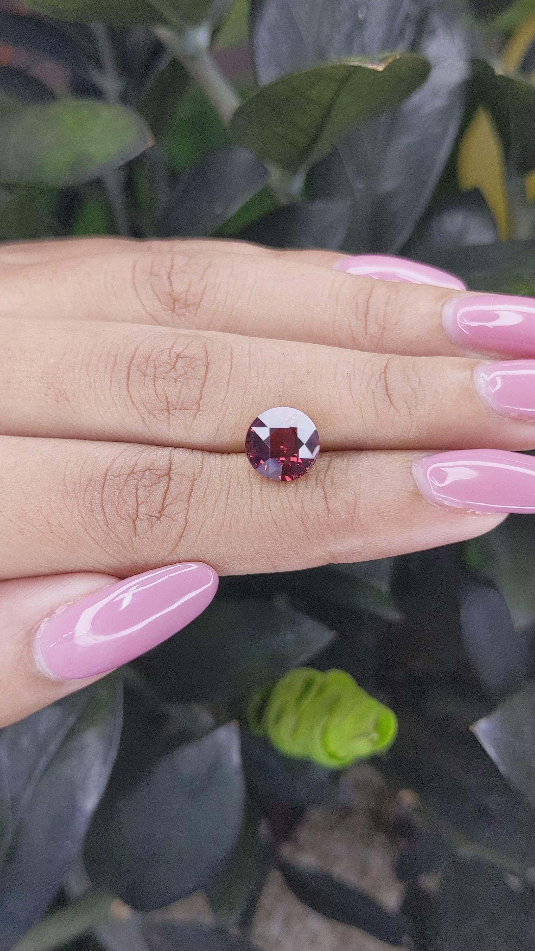 3.85 Ct. Garnet from Tanzania Size Video