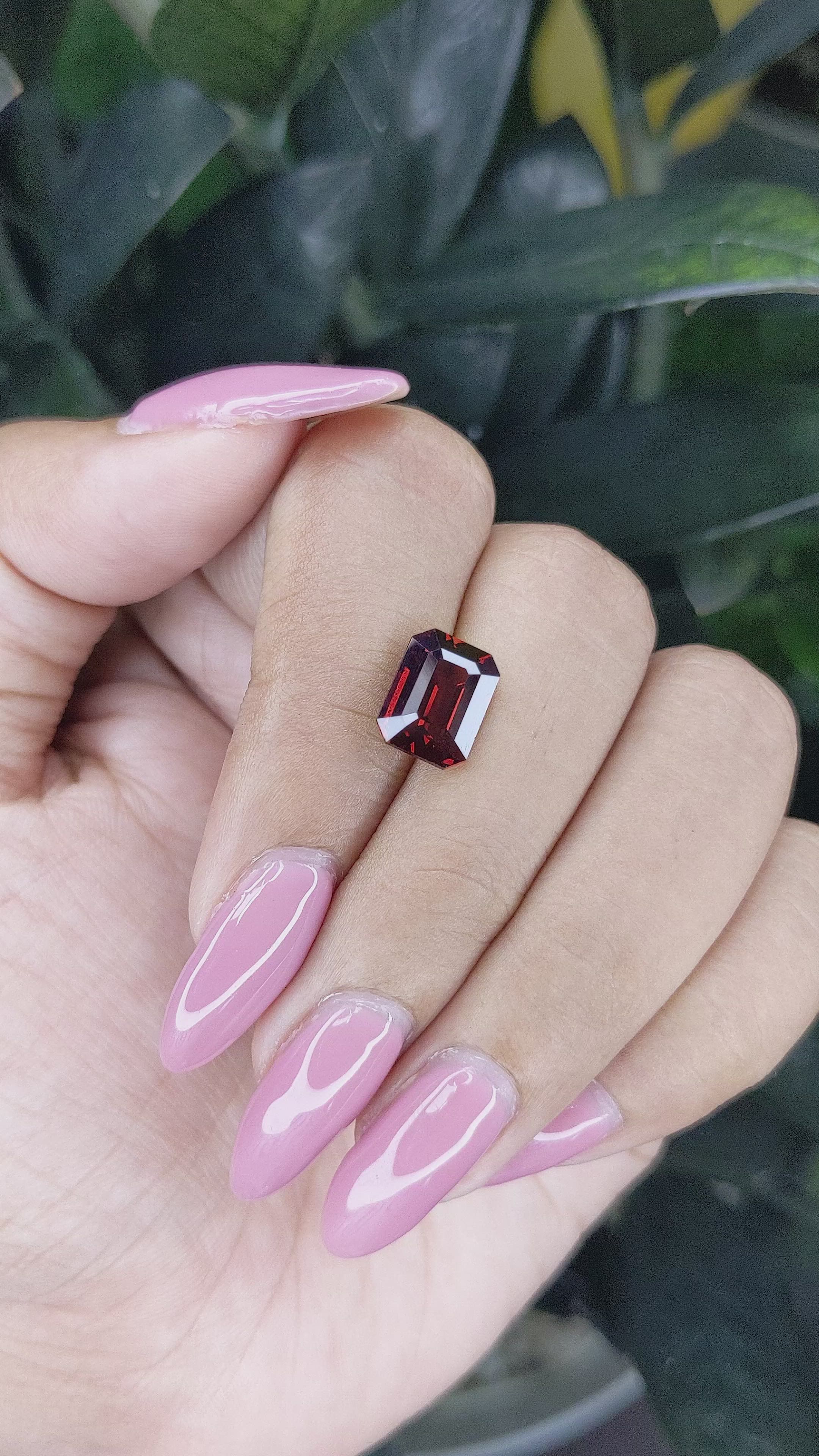 3.95 Ct. Garnet from Tanzania Size Video