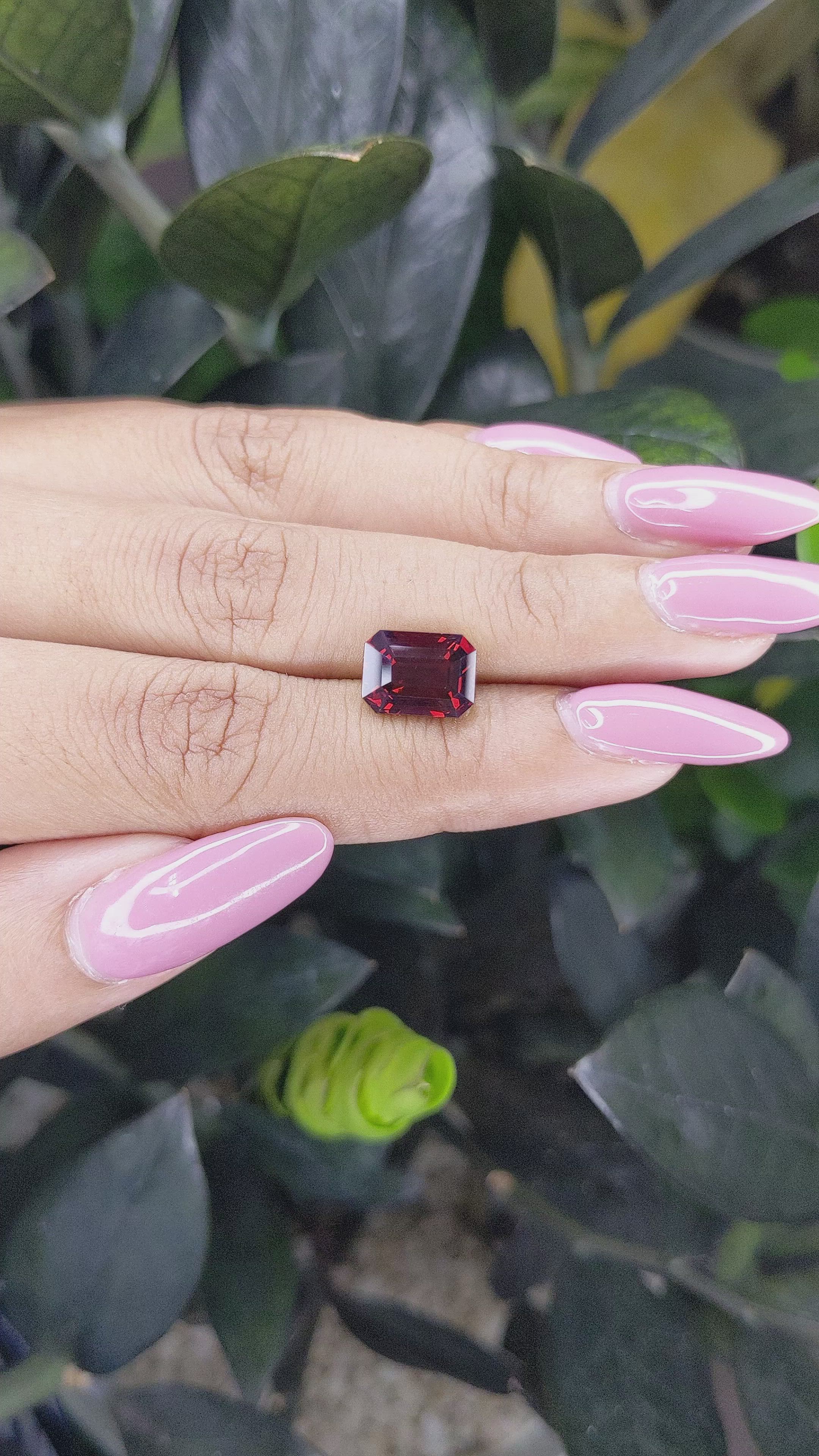 3.95 Ct. Garnet from Tanzania Size Video