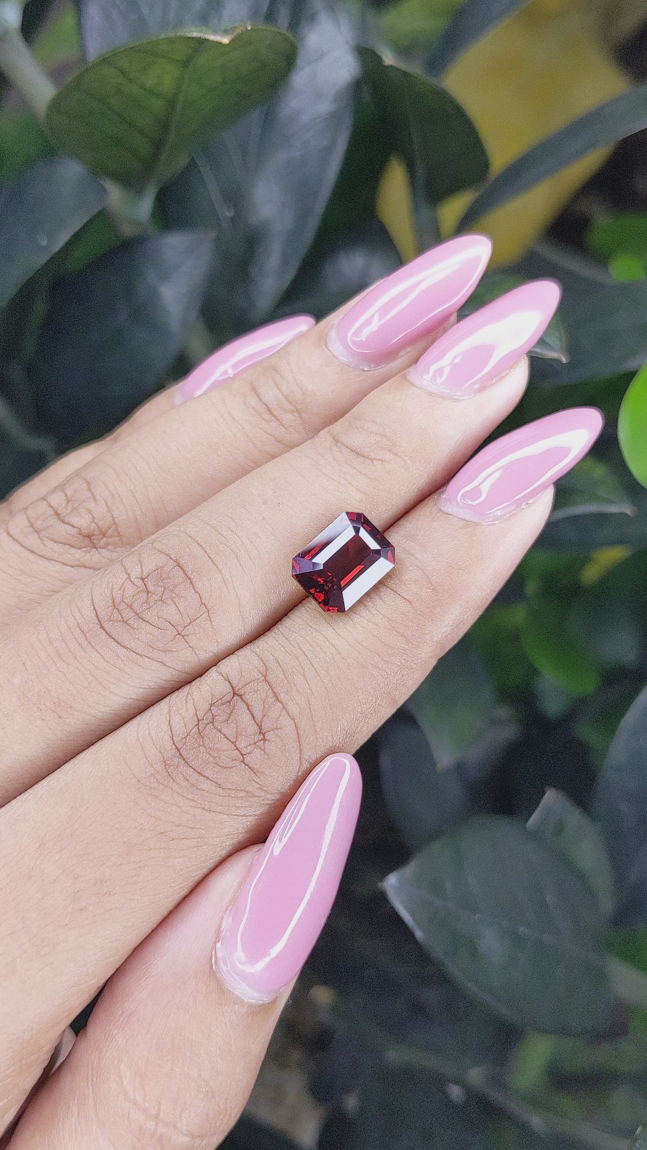 3.95 Ct. Garnet from Tanzania Size Video