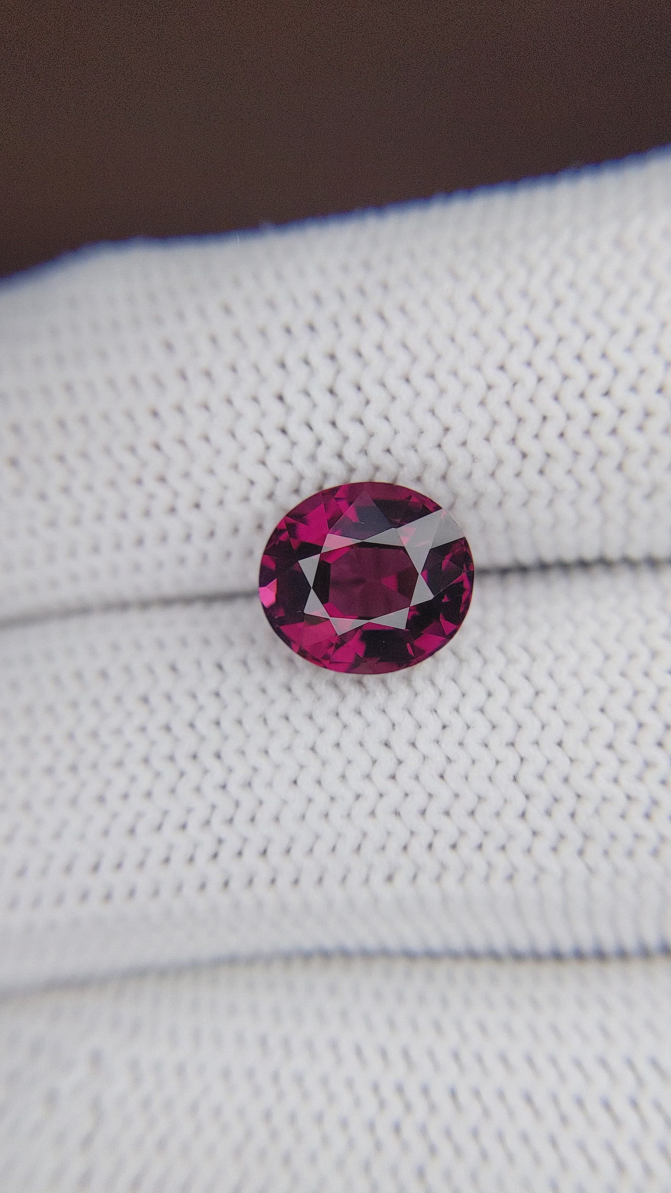 3.98 Ct. Garnet from Tanzania Size Video