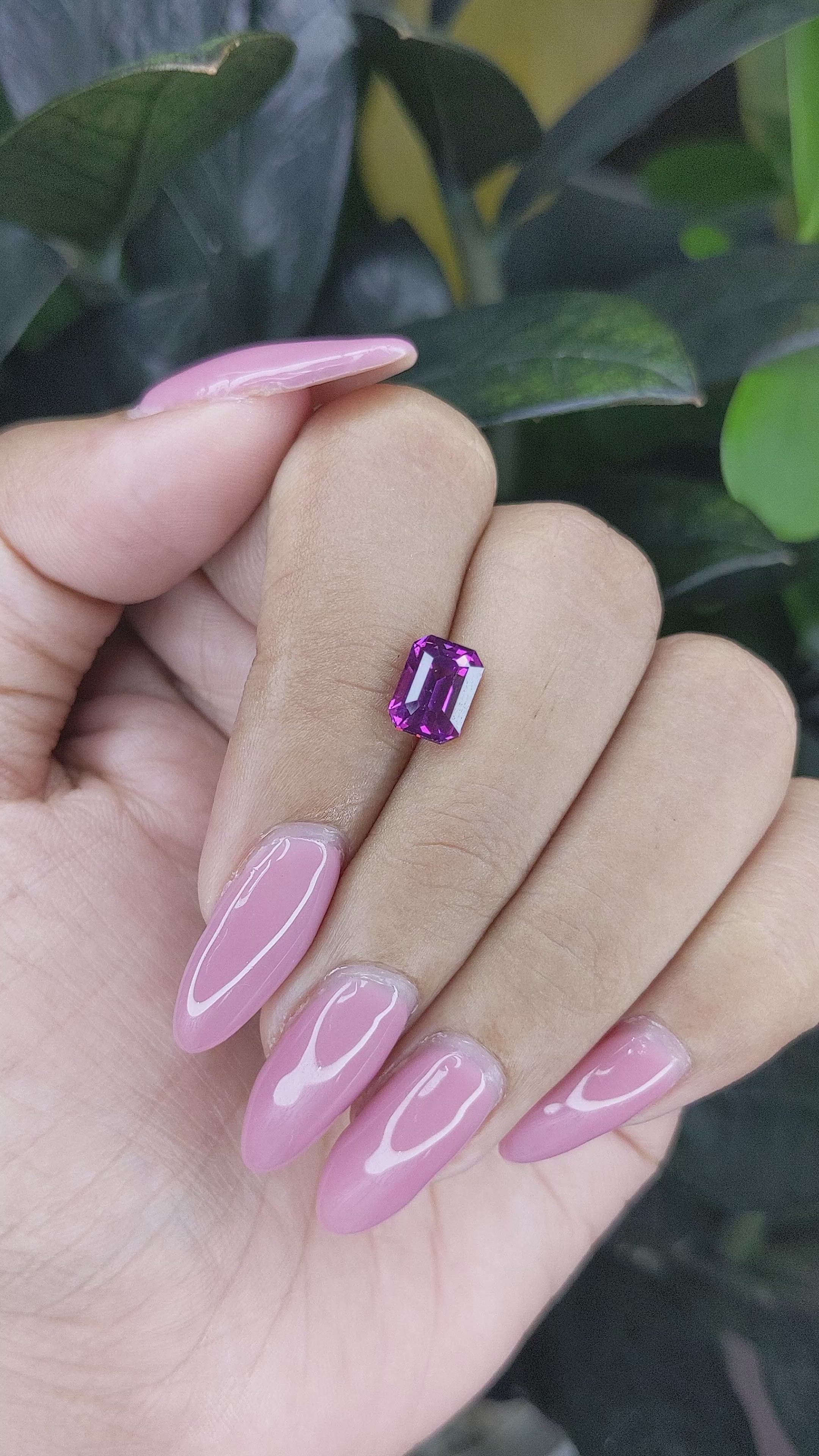 2.25 Ct. Garnet from Tanzania Size Video