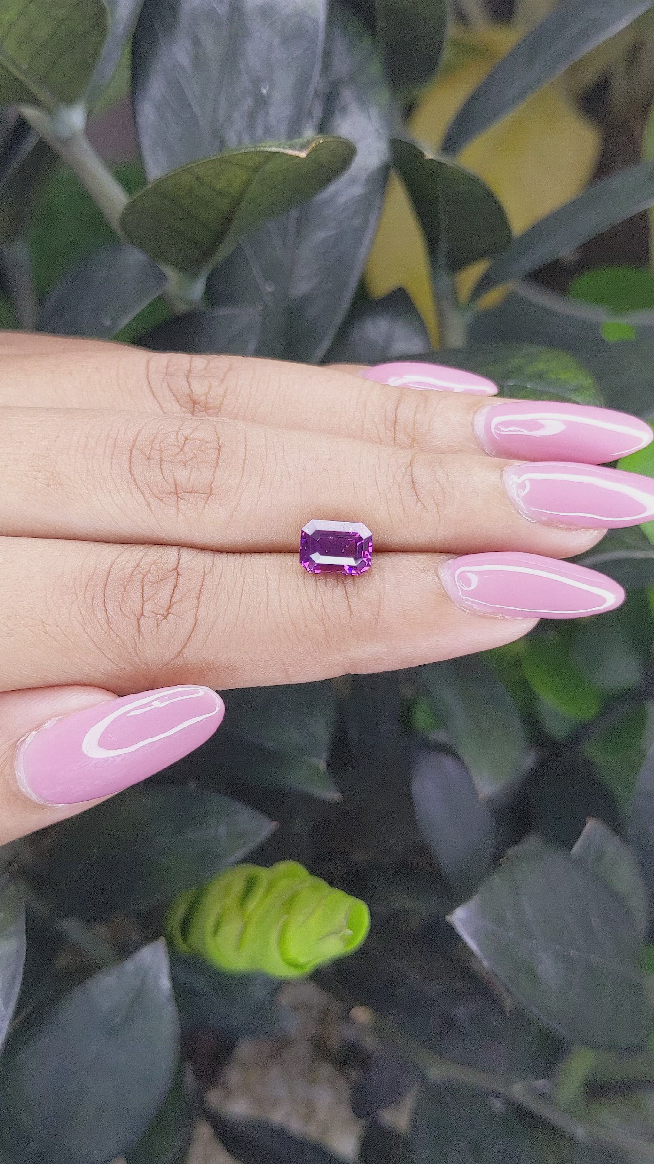 2.25 Ct. Garnet from Tanzania Size Video