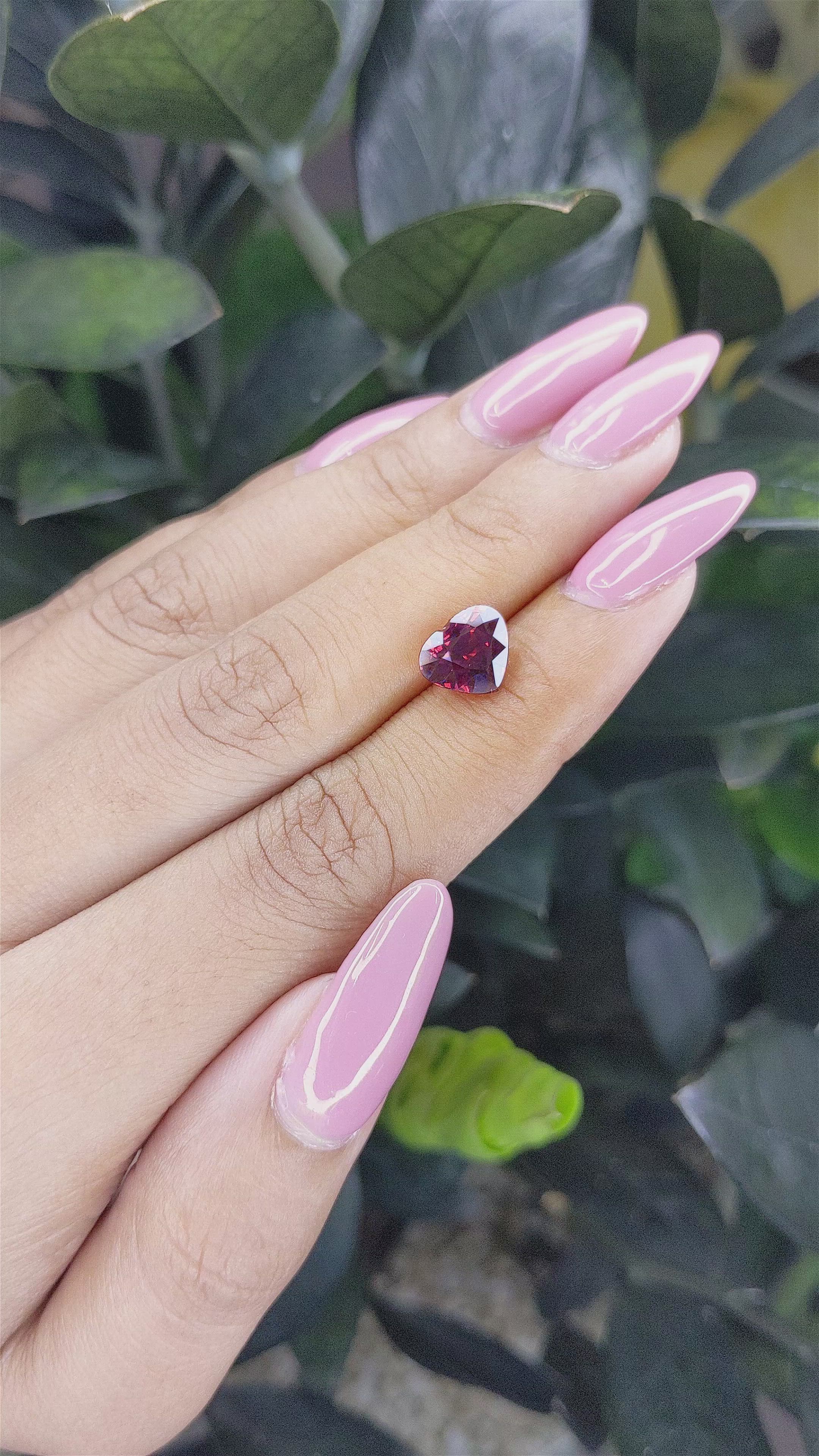 3.21 Ct. Garnet from Tanzania Size Video