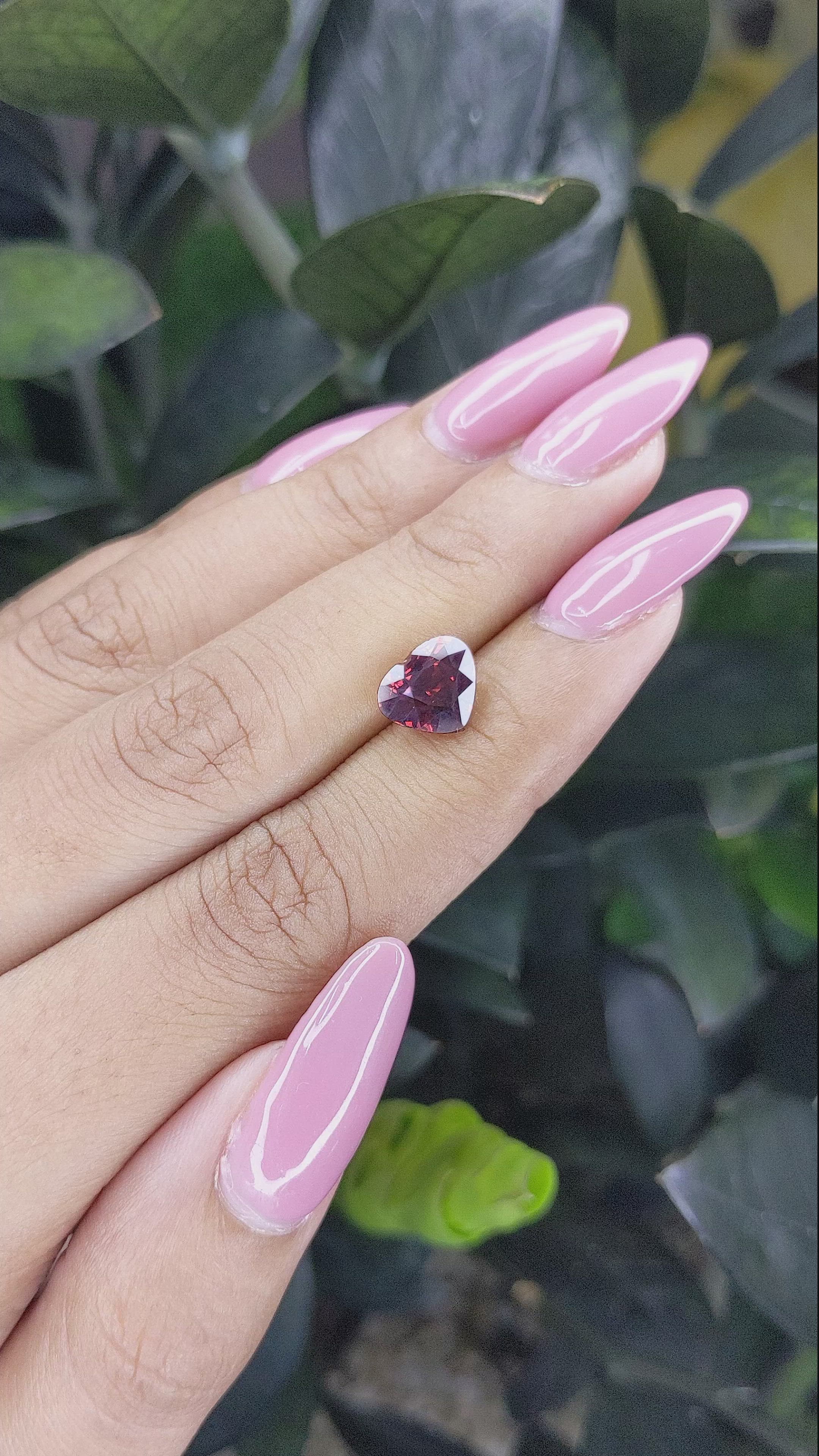 3.21 Ct. Garnet from Tanzania Size Video