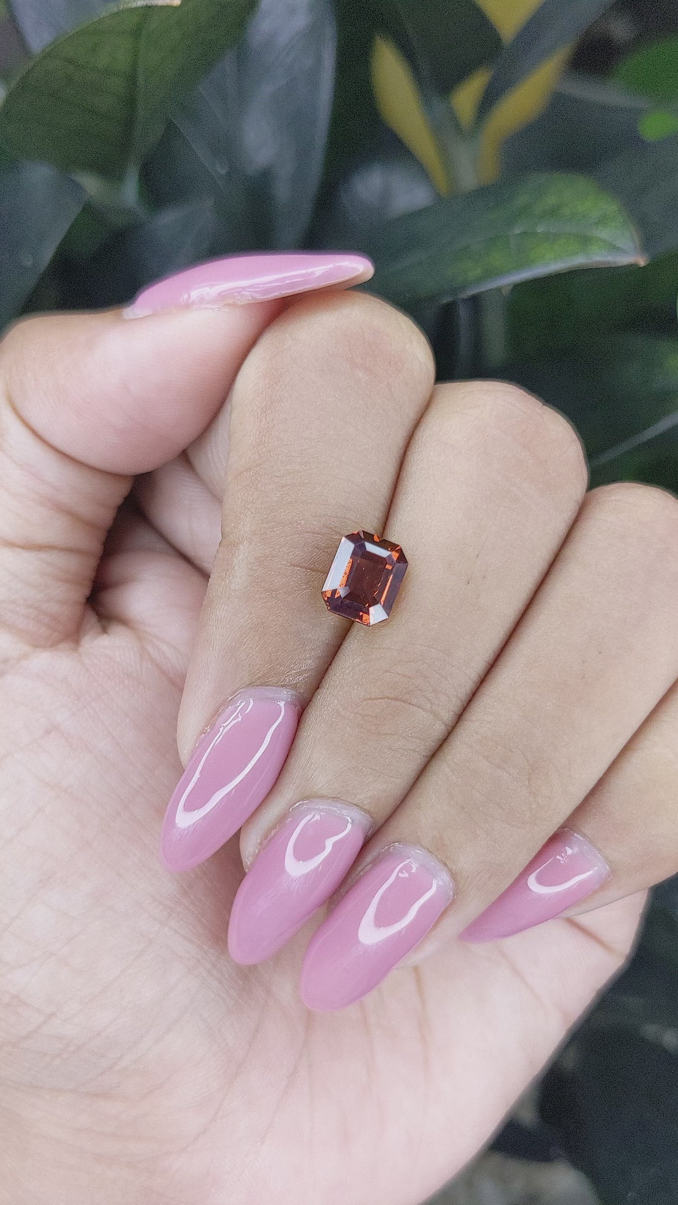 2.30 Ct. Garnet from Tanzania Size Video