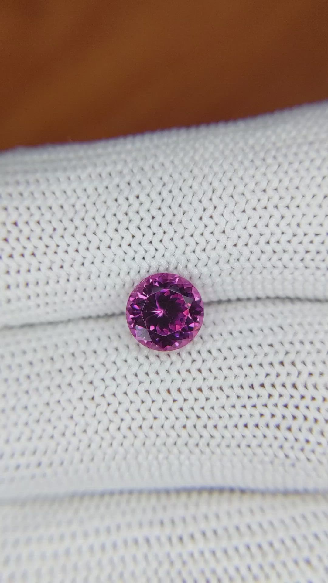 1.77 Ct. Rhodolite Garnet from Ceylon (Sri Lanka) Size Video