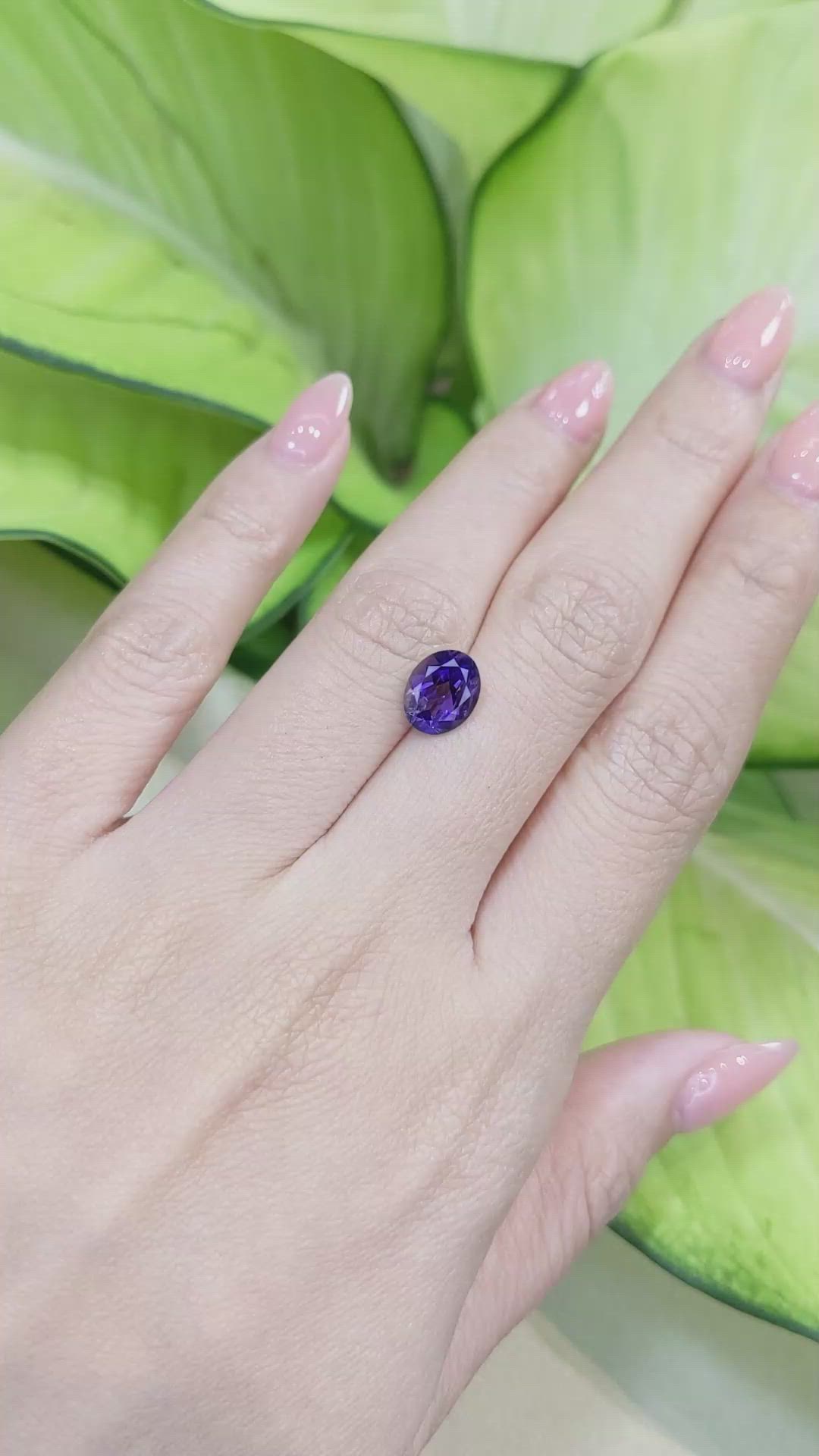 1.61 Ct. Iolite from Madagascar Size Video