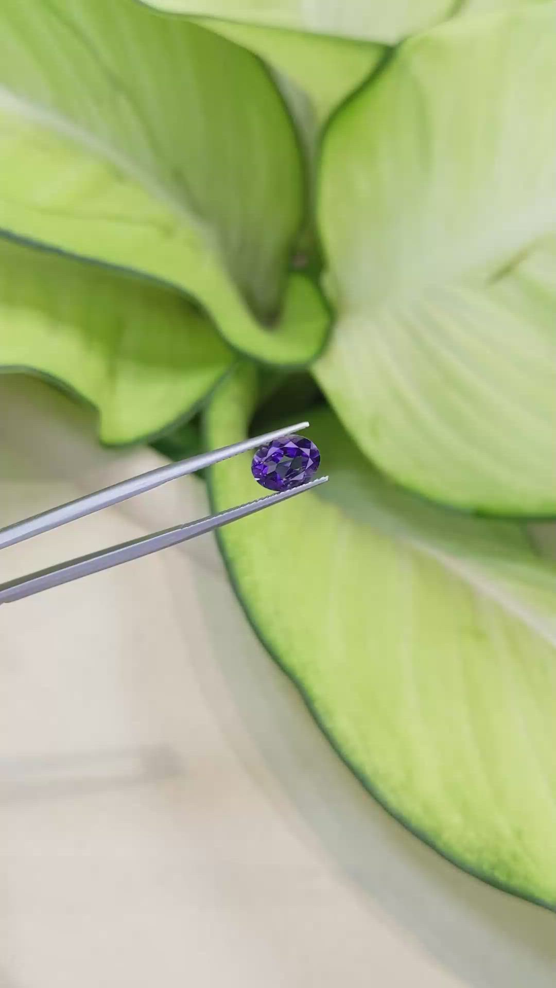 1.61 Ct. Iolite from Madagascar Size Video