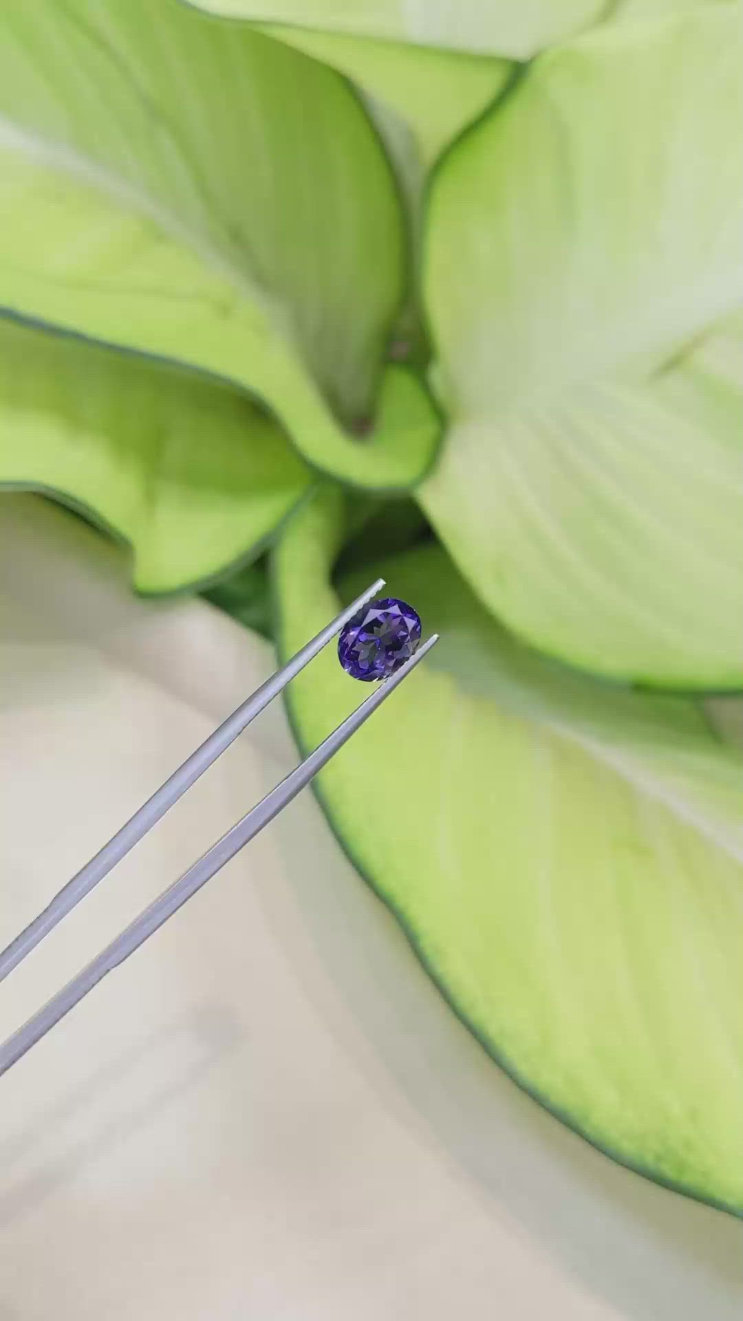 1.64 Ct. Iolite from Madagascar Size Video