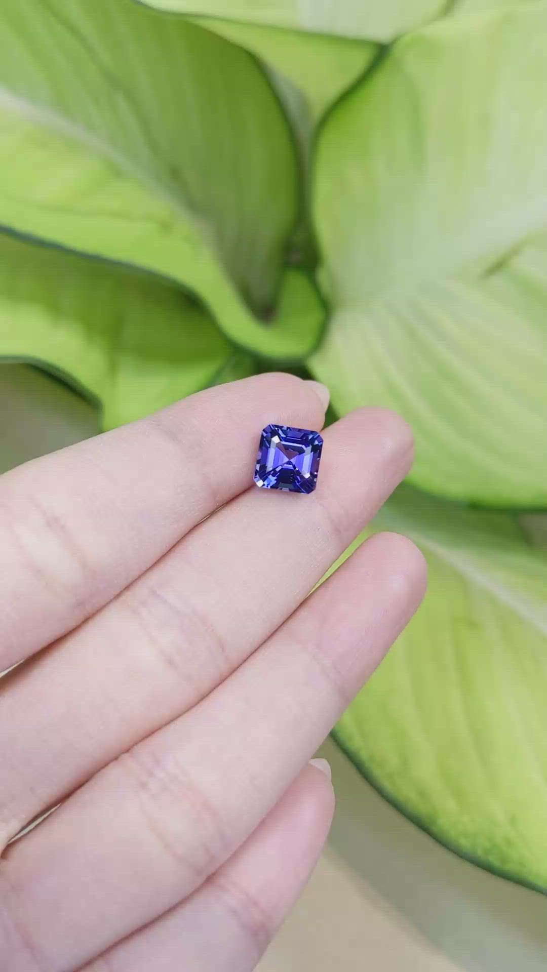 2.90 Ct. Tanzanite from Tanzania Size Video