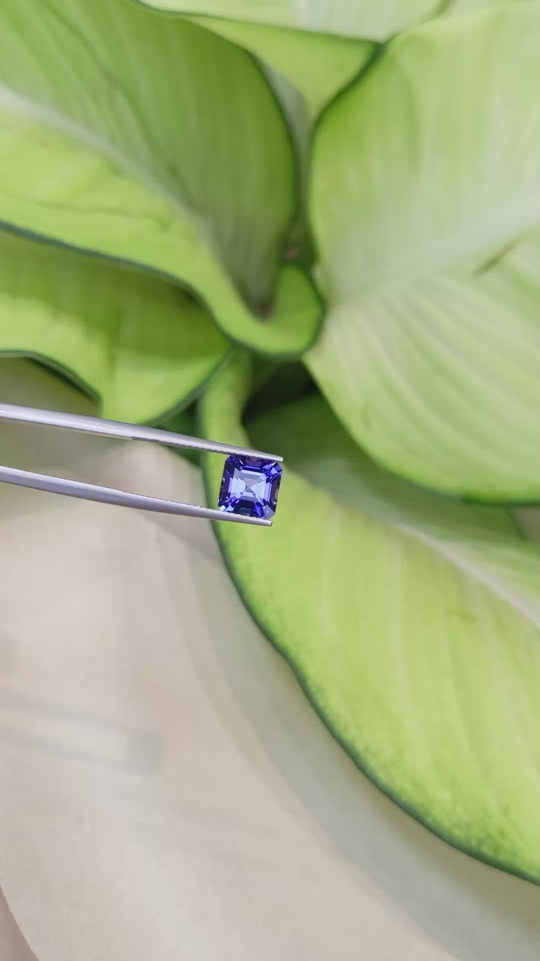 2.90 Ct. Tanzanite from Tanzania Size Video