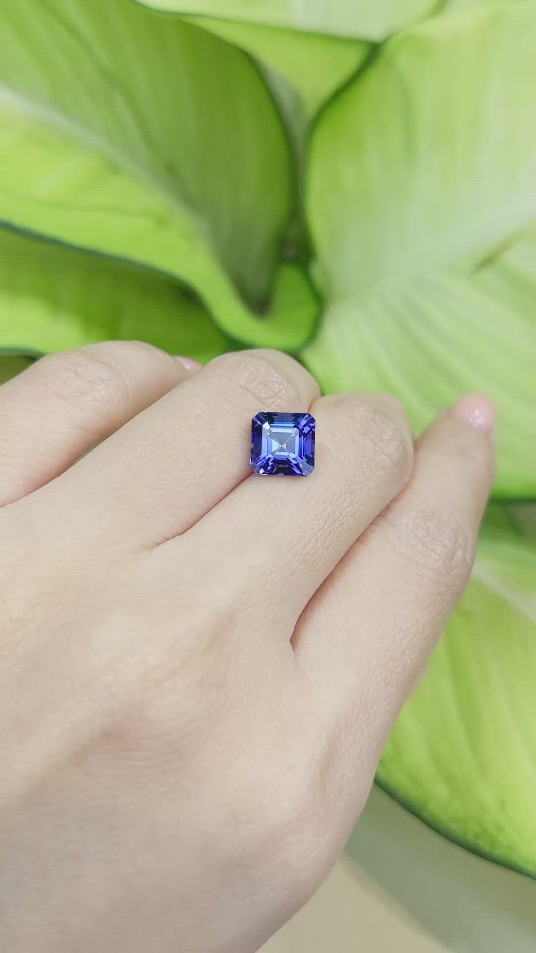 2.90 Ct. Tanzanite from Tanzania Size Video