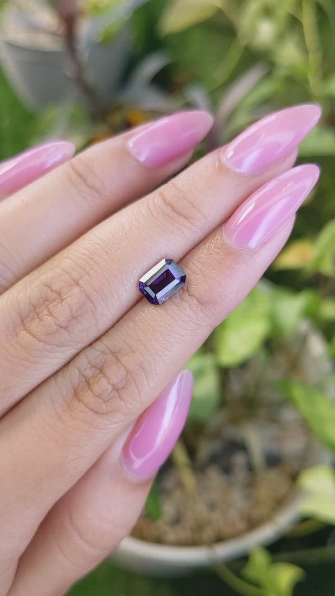 1.77 Ct. Spinel from Ceylon (Sri Lanka) Size Video