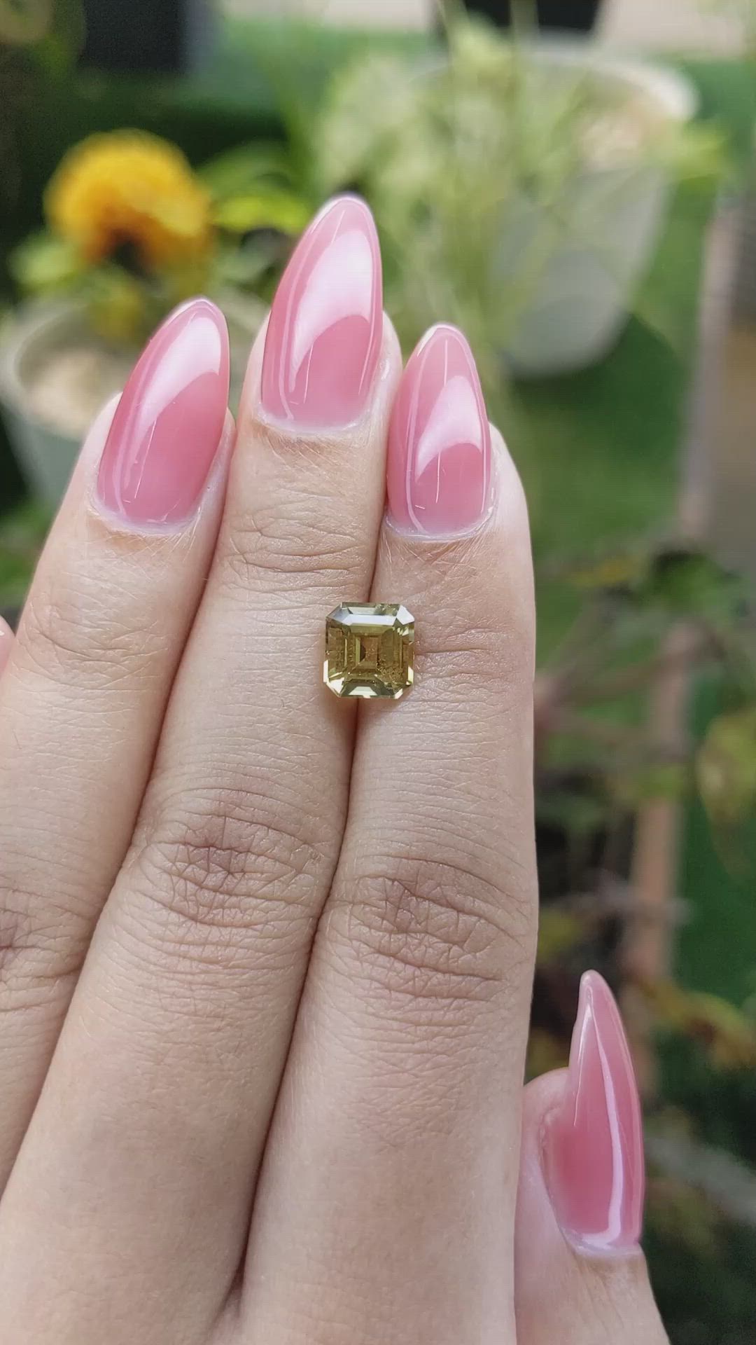 1.88 Ct. Sinhalite from Ceylon (Sri Lanka) Size Video