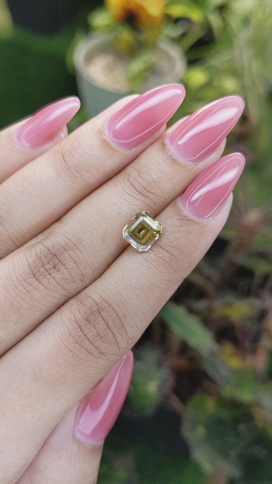 1.88 Ct. Sinhalite from Ceylon (Sri Lanka) Size Video