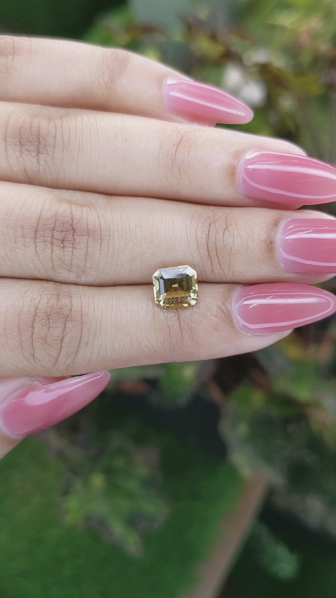 1.88 Ct. Sinhalite from Ceylon (Sri Lanka) Size Video