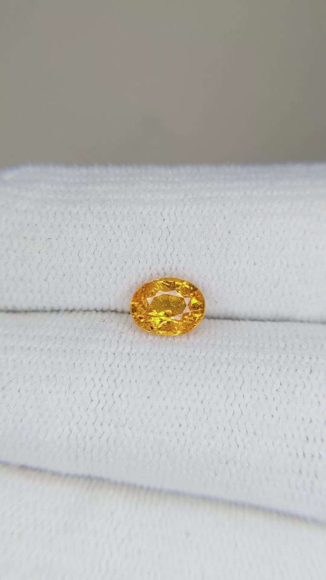 1.14 Ct. Spessartite Garnet from Namibia Size Video