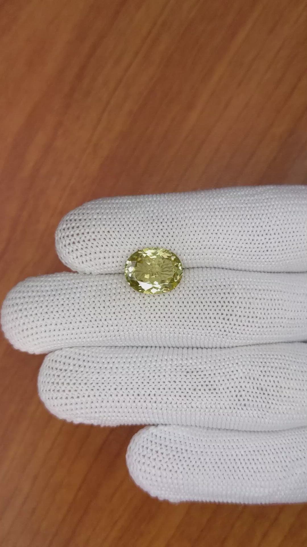 3.79 Ct. Sinhalite from Ceylon (Sri Lanka) Size Video