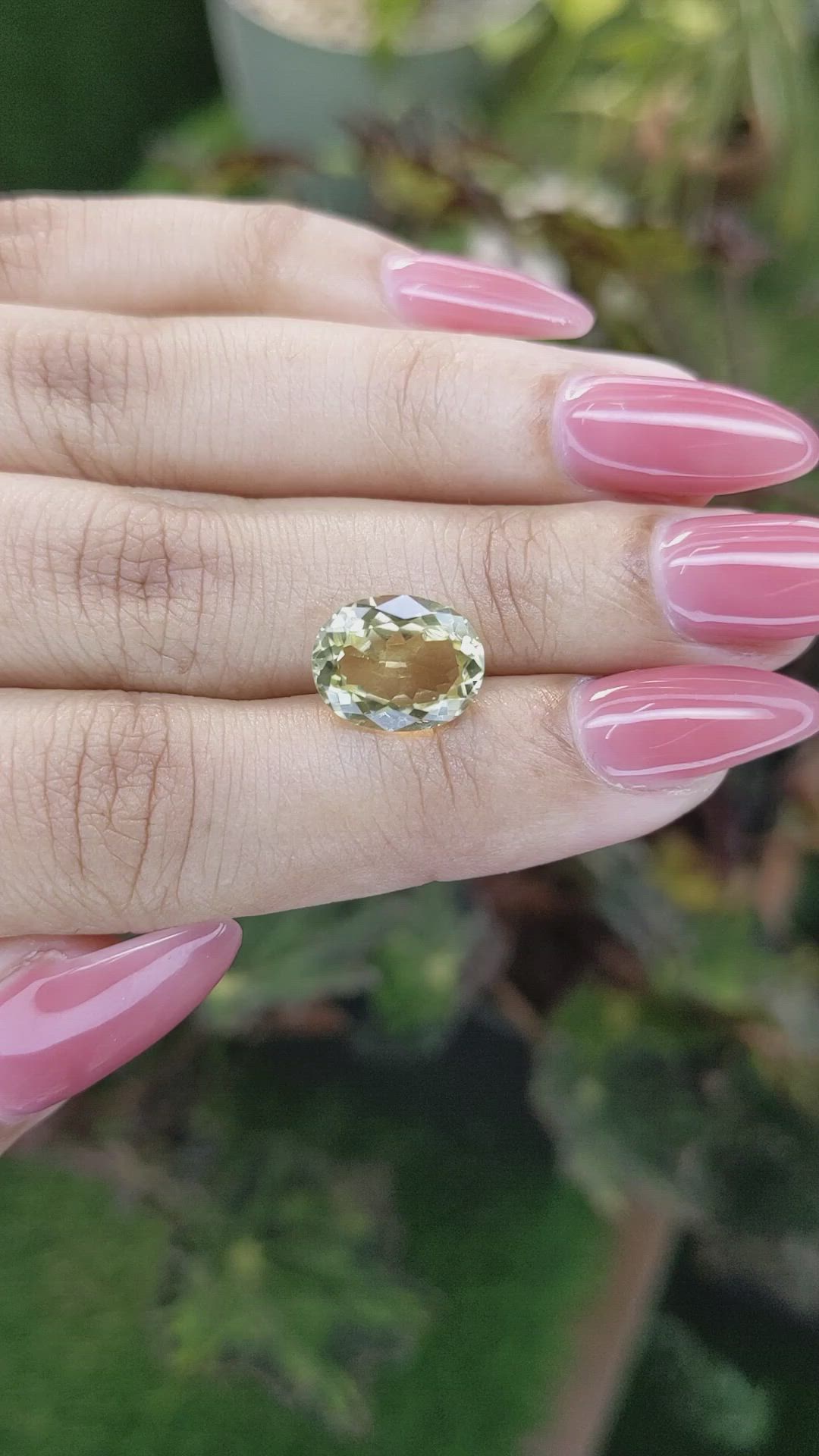 3.79 Ct. Sinhalite from Ceylon (Sri Lanka) Size Video