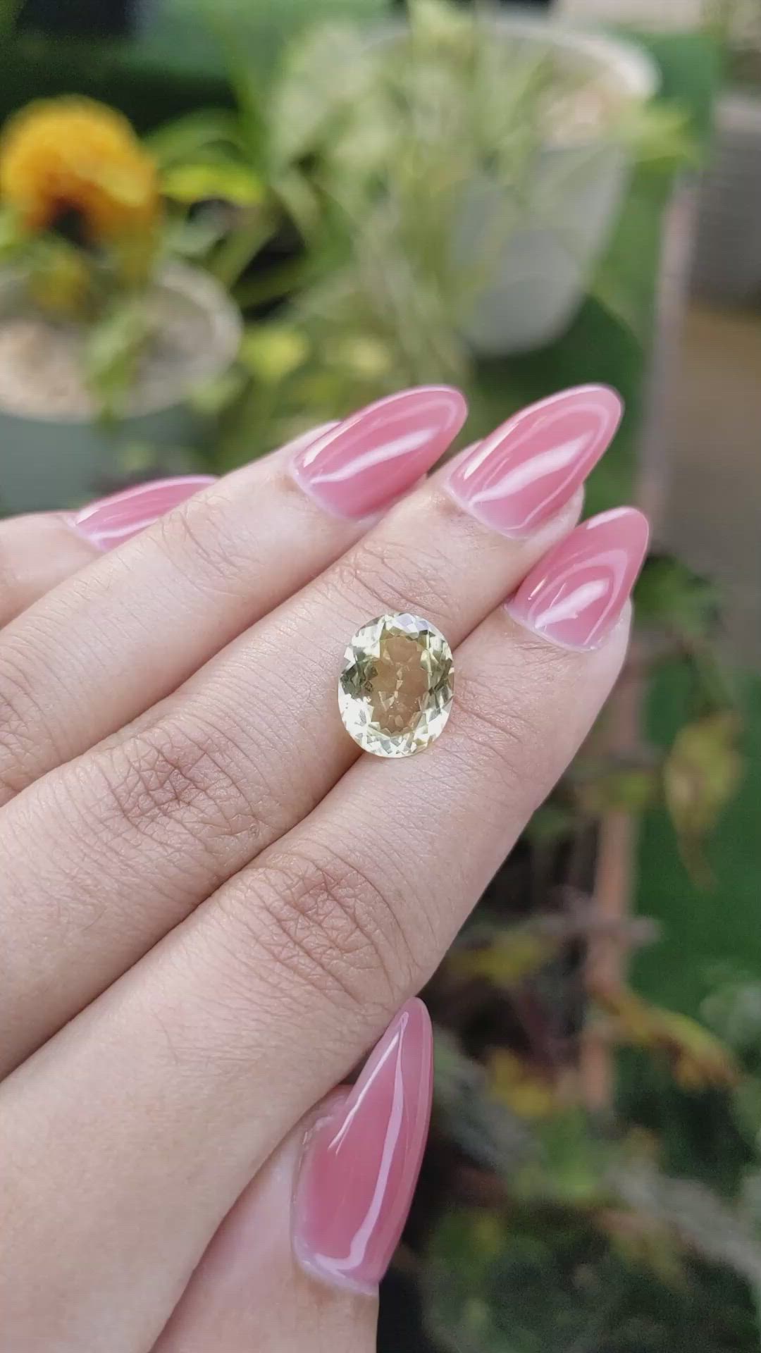 3.79 Ct. Sinhalite from Ceylon (Sri Lanka) Size Video