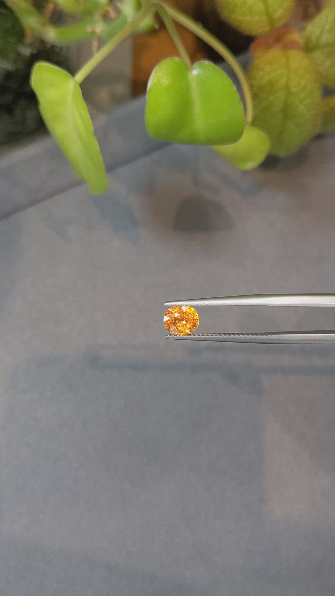 1.47 Ct. Spessartite Garnet from Namibia Size Video