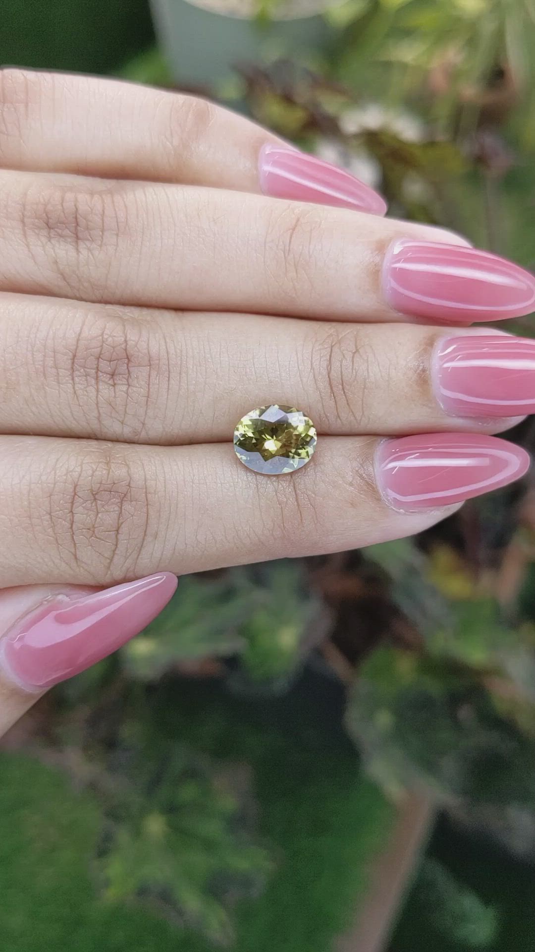 2.05 Ct. Sinhalite from Ceylon (Sri Lanka) Size Video