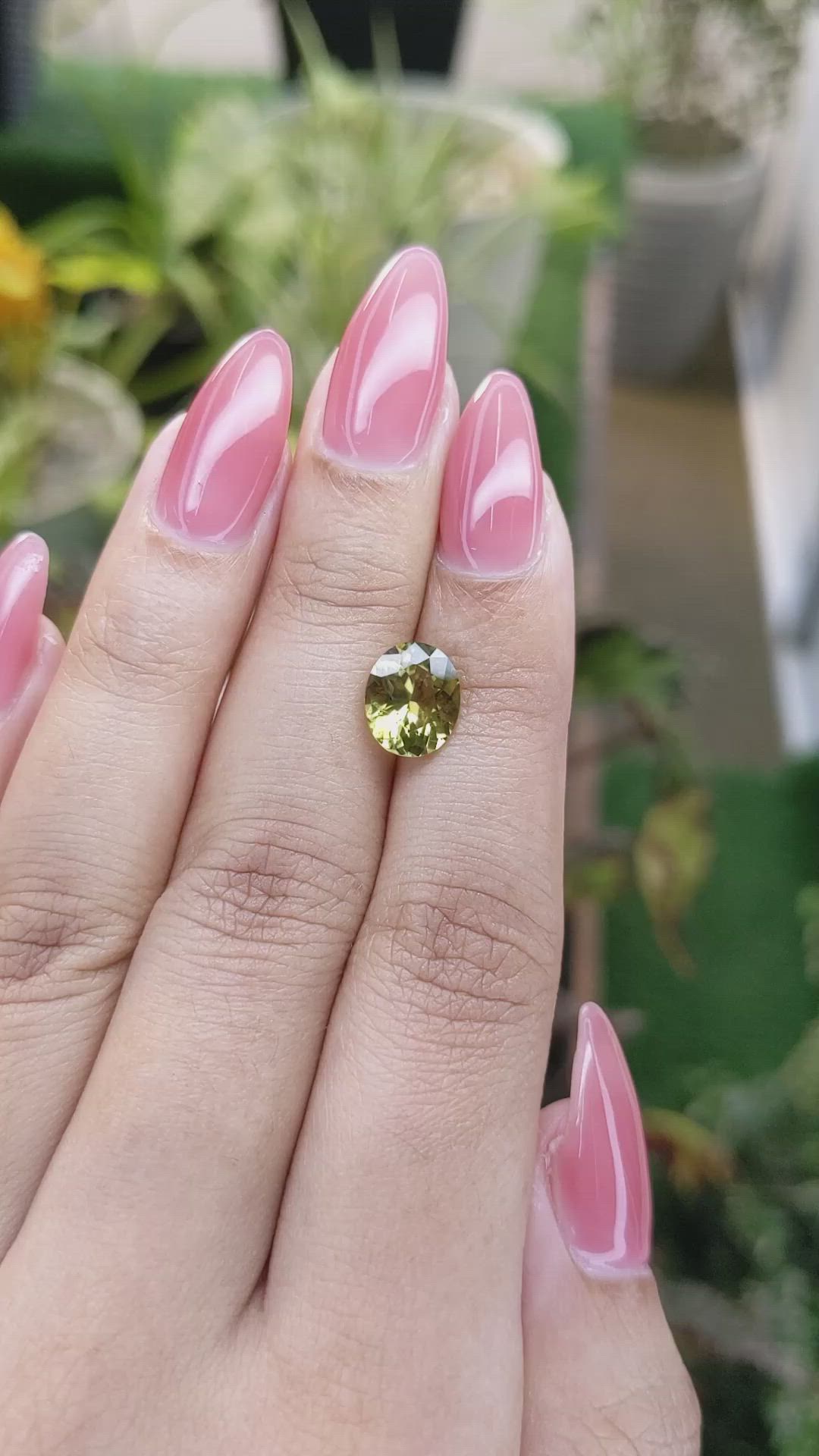 2.05 Ct. Sinhalite from Ceylon (Sri Lanka) Size Video