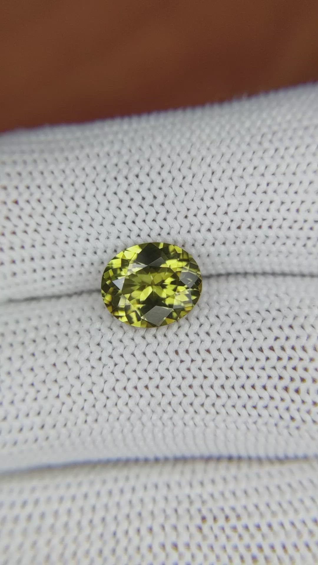 2.05 Ct. Sinhalite from Ceylon (Sri Lanka) Size Video