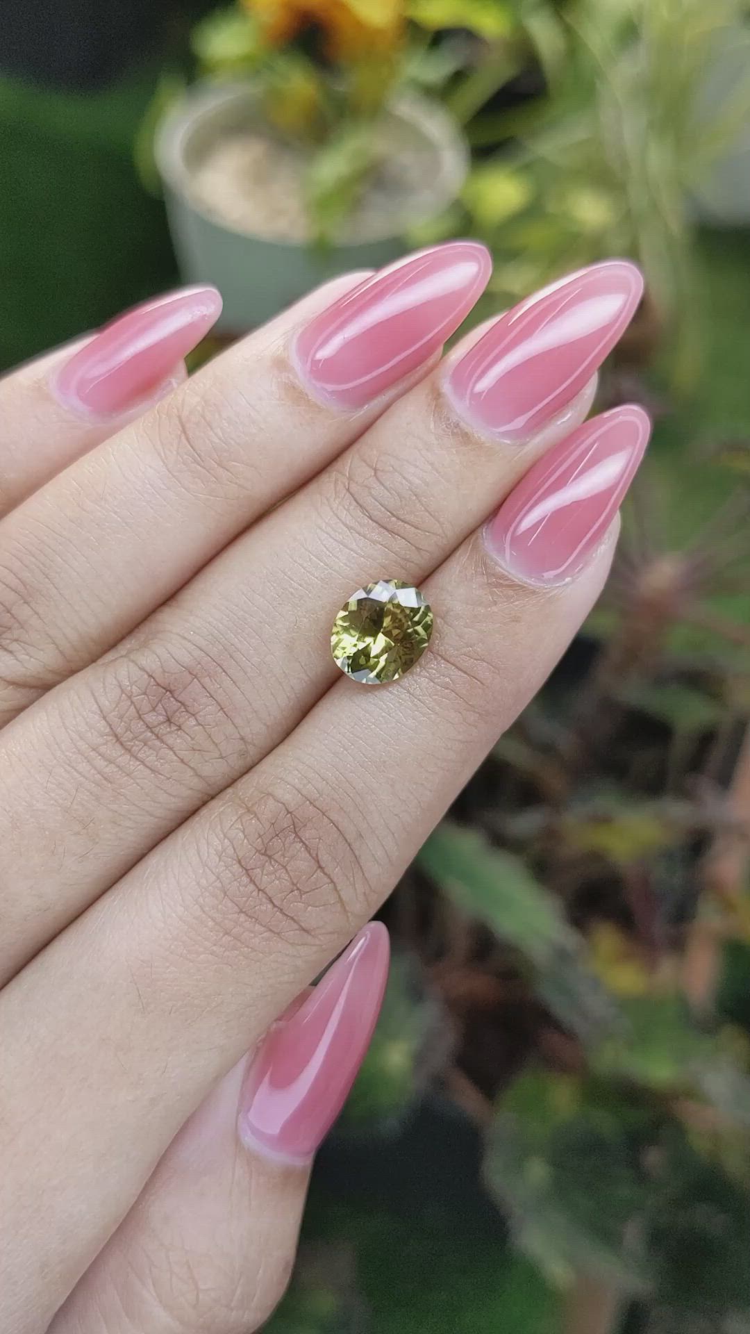 2.05 Ct. Sinhalite from Ceylon (Sri Lanka) Size Video