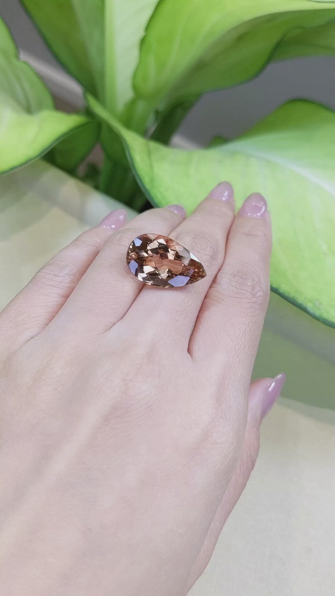 19.04 Ct. Topaz from Brazil Size Video