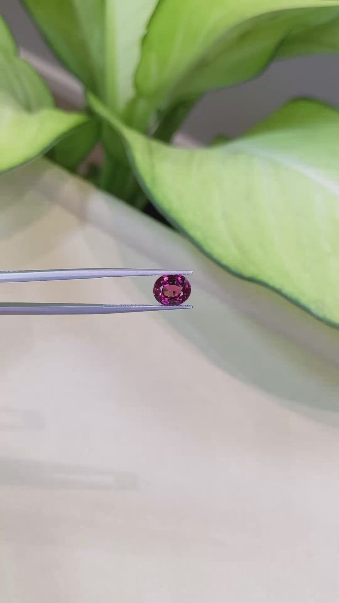 2.50 Ct. Malaya Garnet from Tanzania Size Video