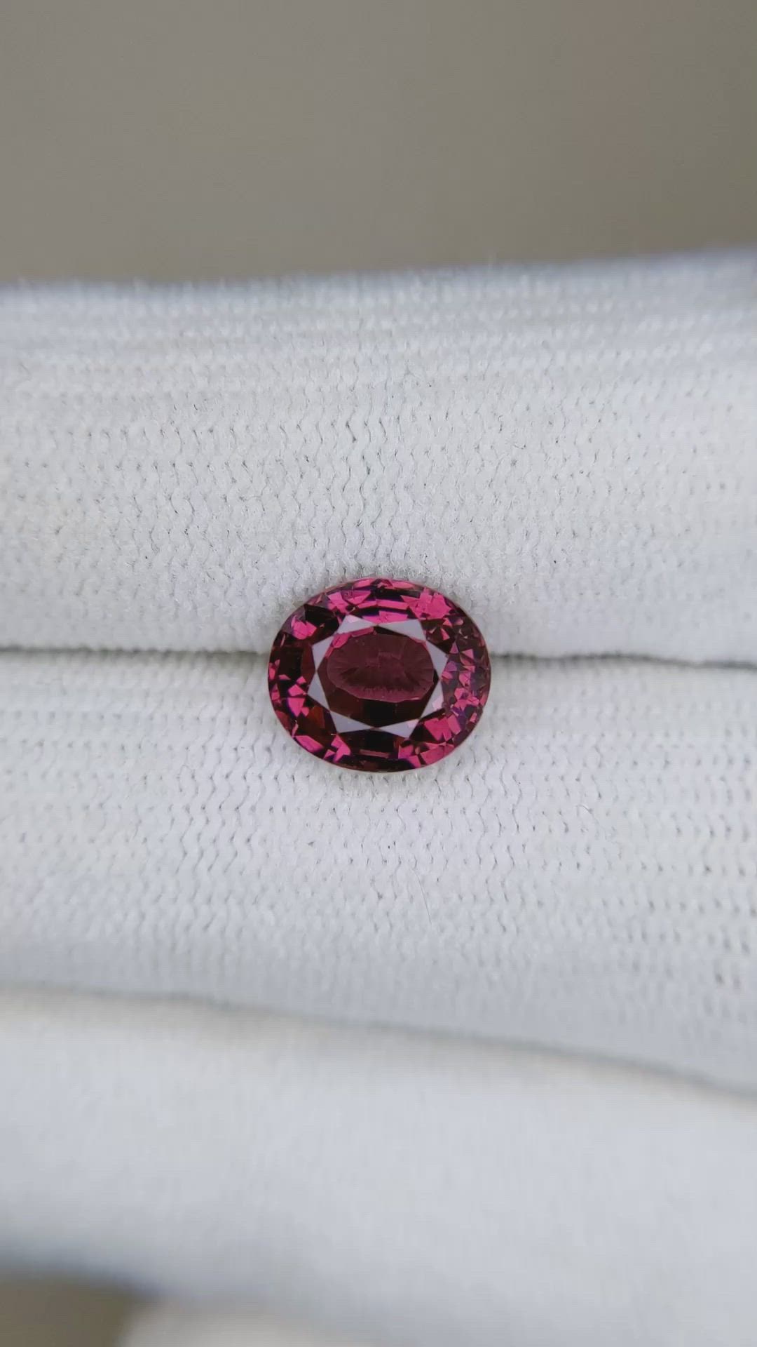 2.50 Ct. Malaya Garnet from Tanzania Size Video